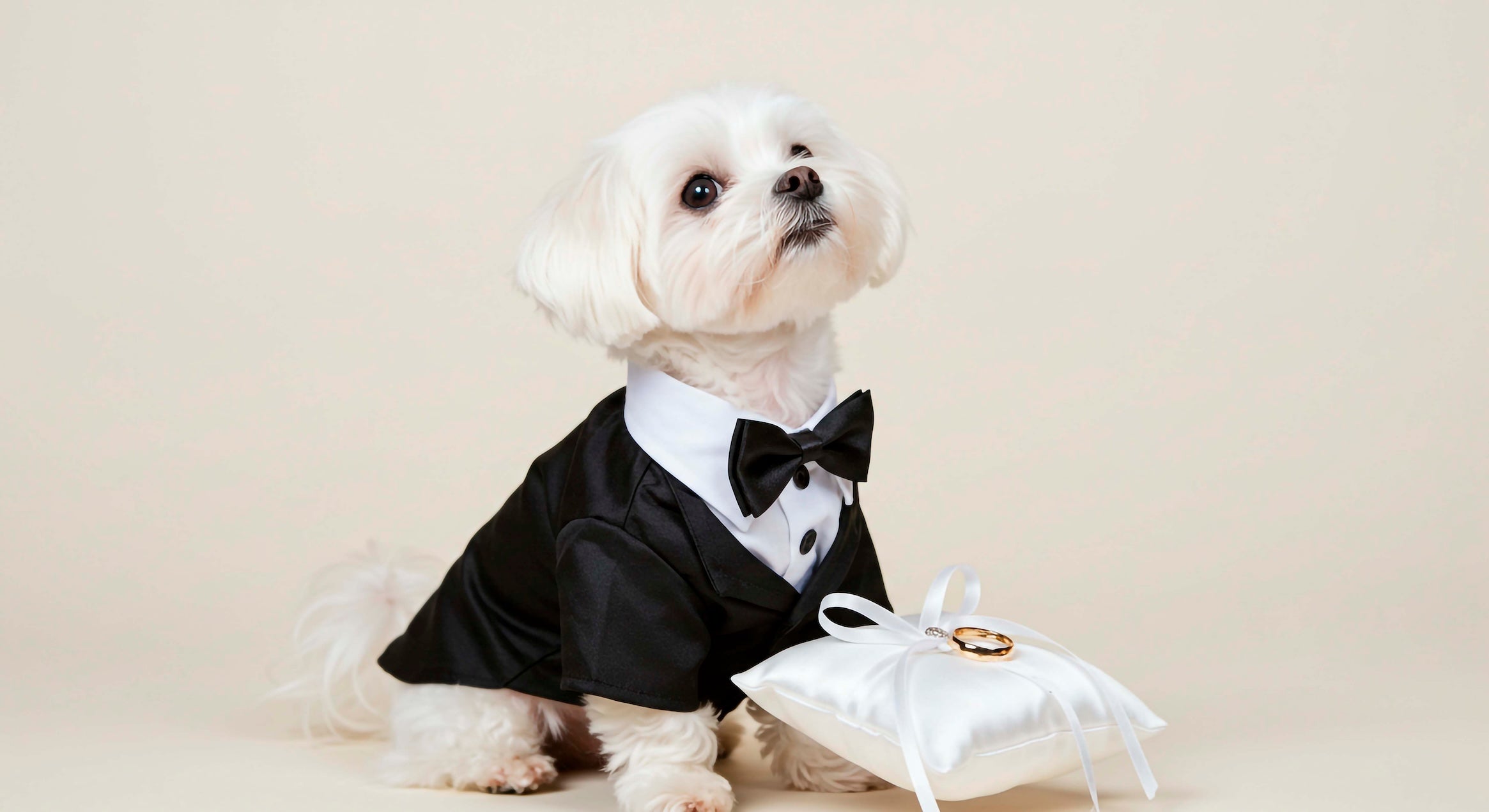 Dog Wedding Attire: Choosing Between a Bow Tie and a Bandana