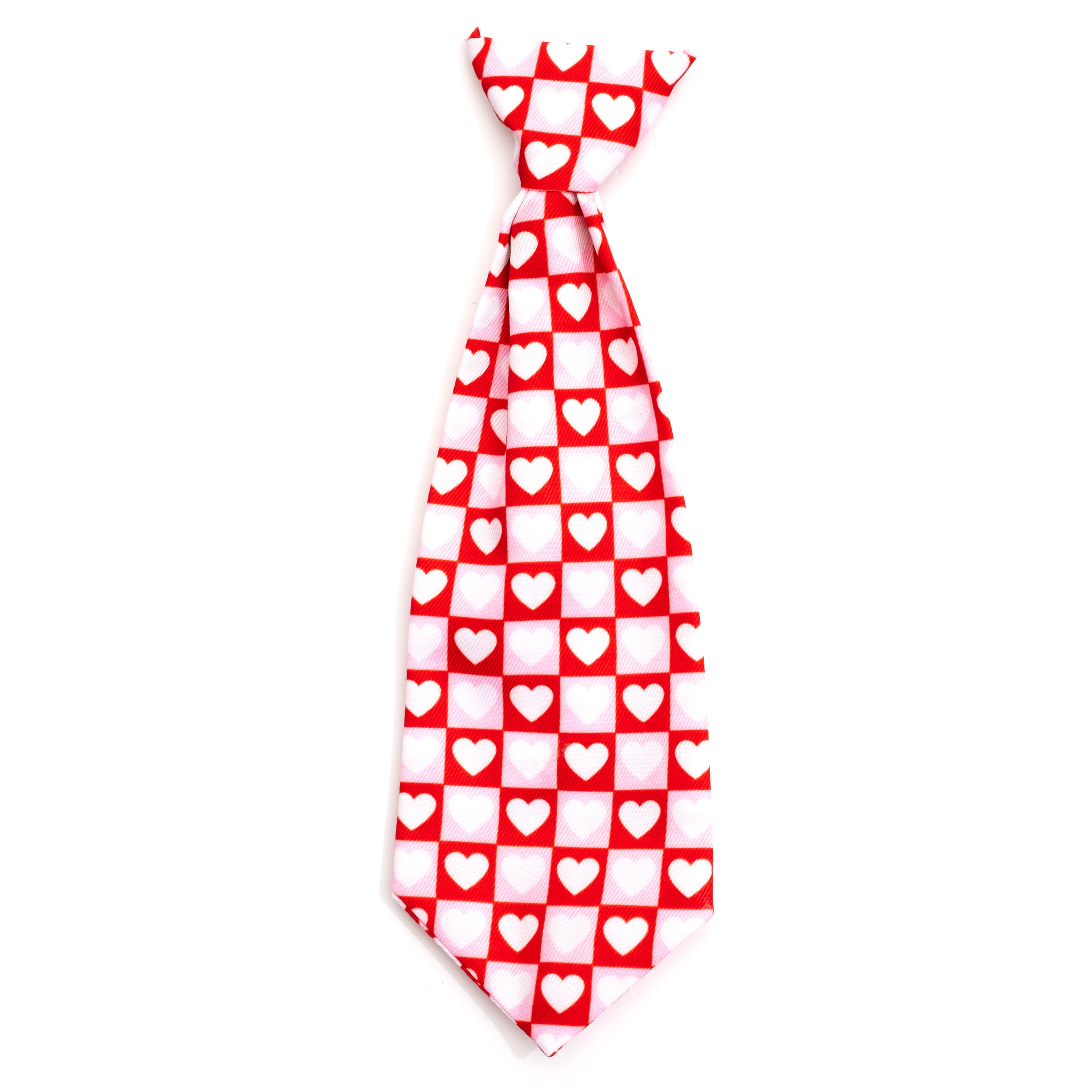 Neck Tie | Colorblock Hearts