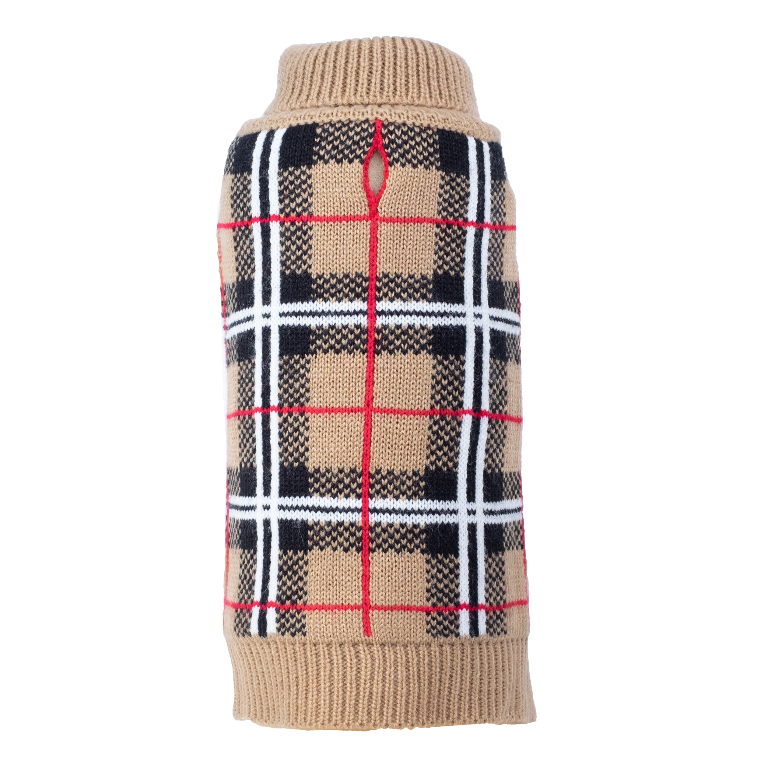 Sweater | Tan Plaid