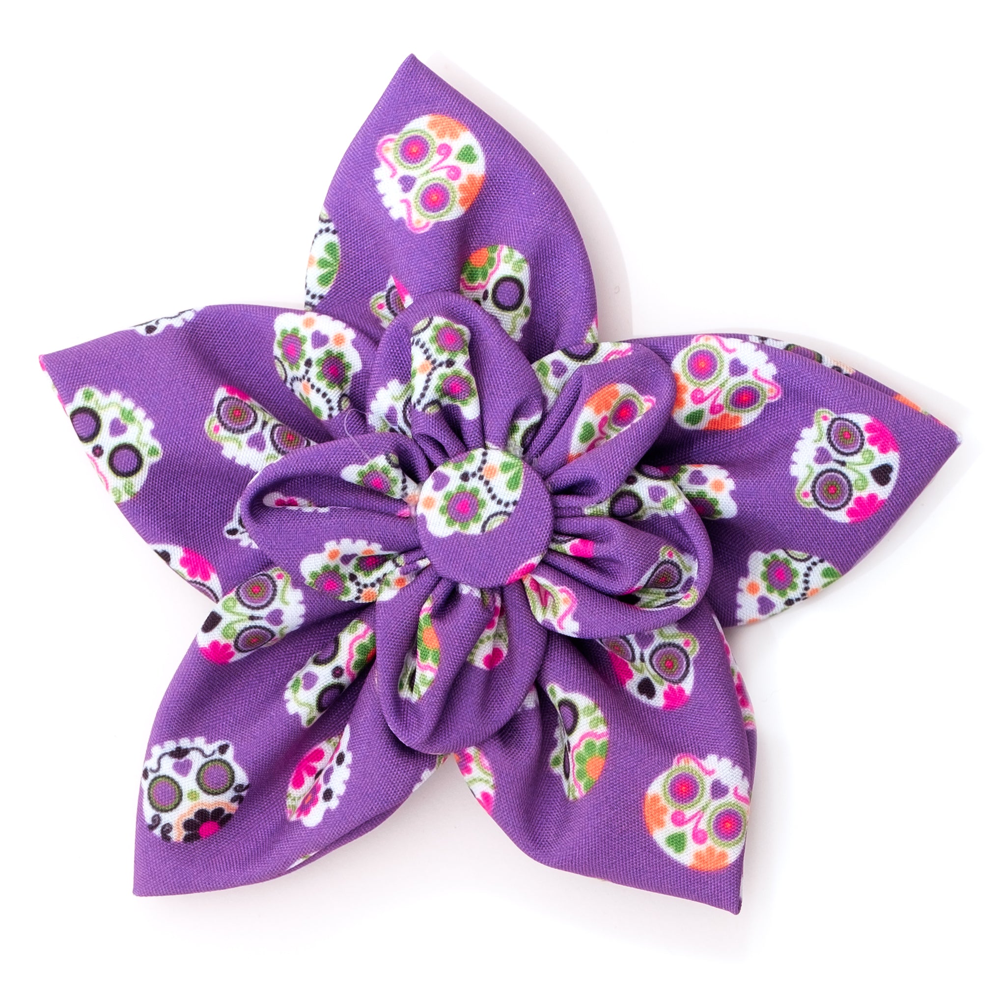 Collar Flower | Skeletons Purple