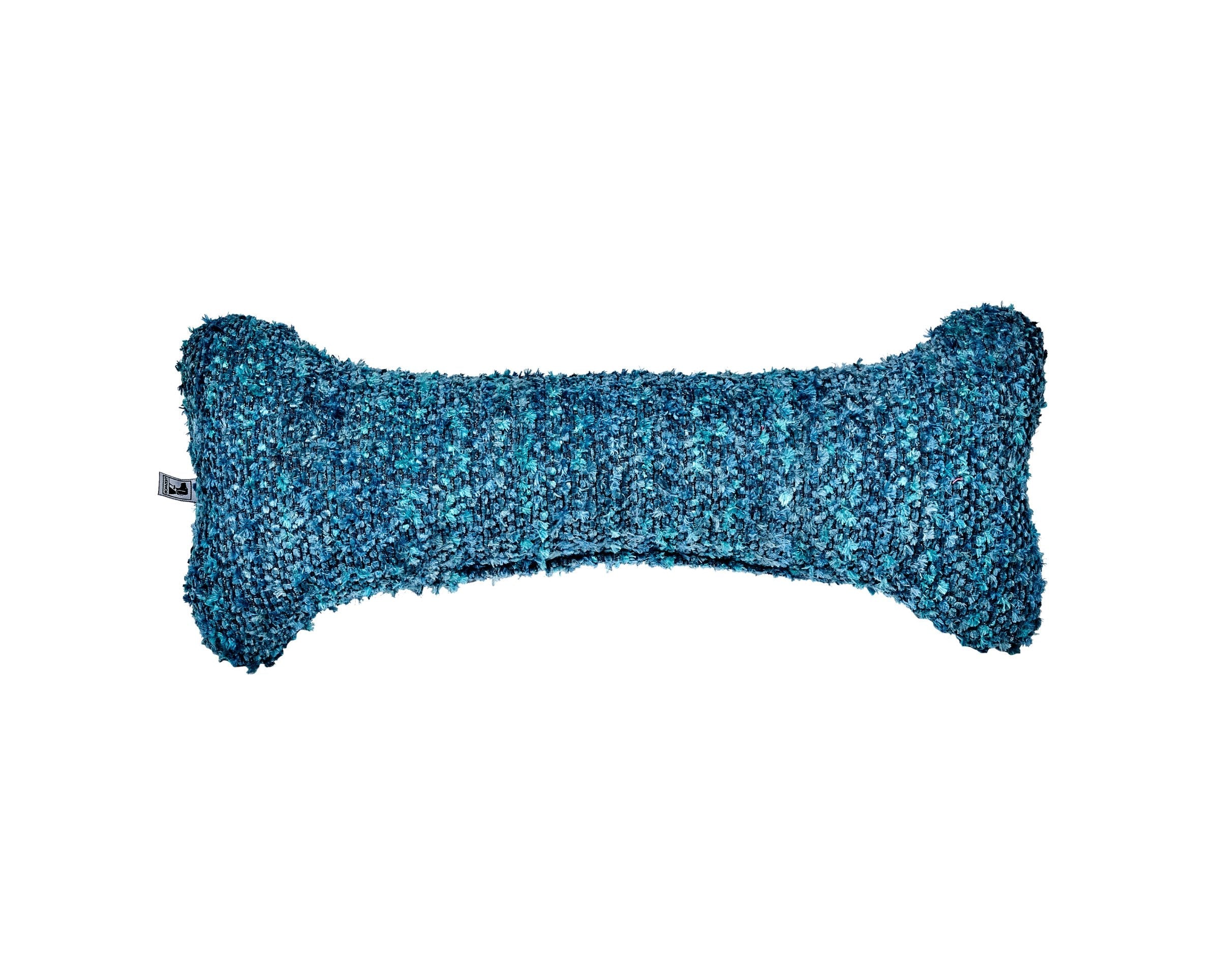 Bumper Bone Pillow | Blue Lagoon Chenille