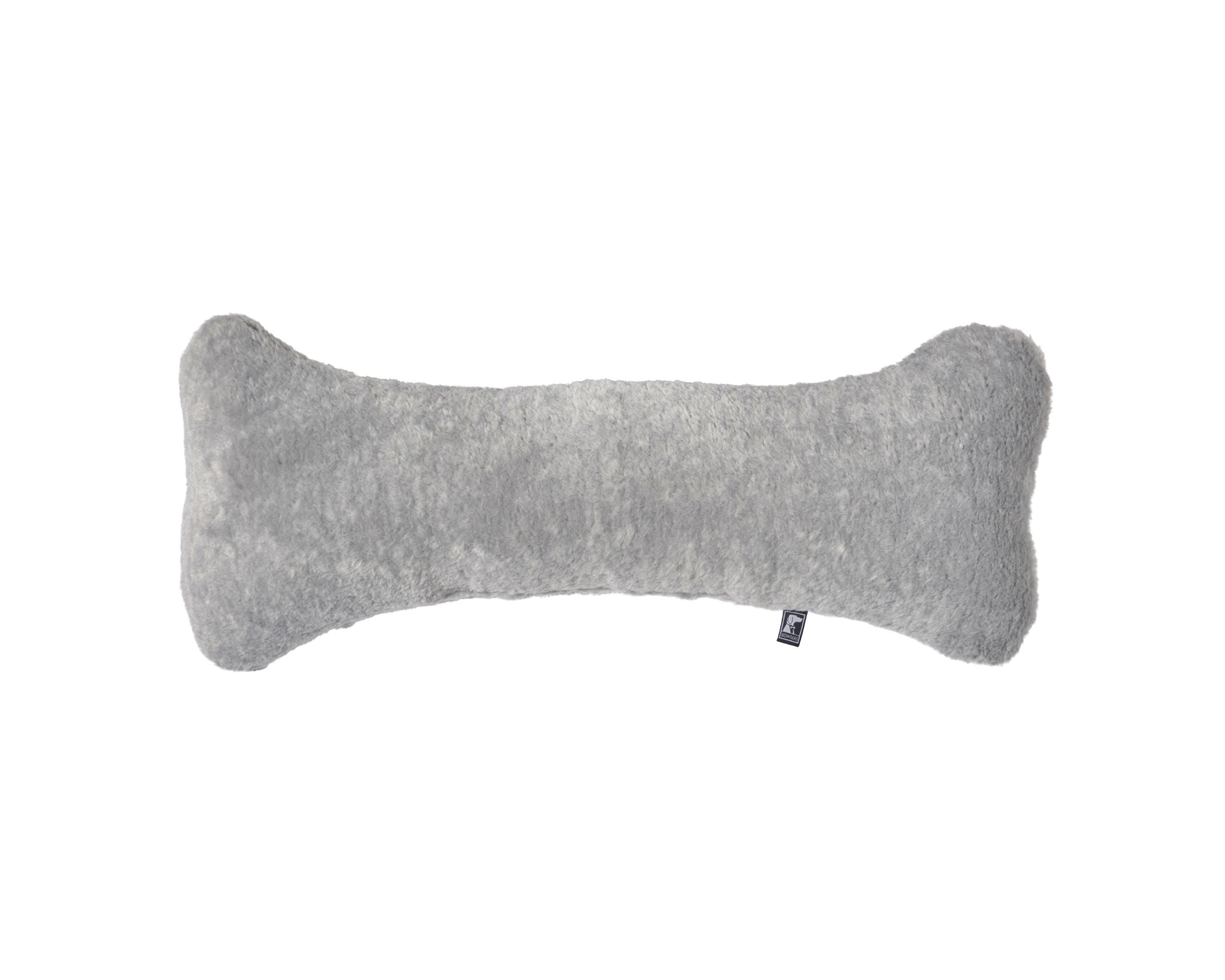 Bumper Bone Pillow | Grey Goose Shearling