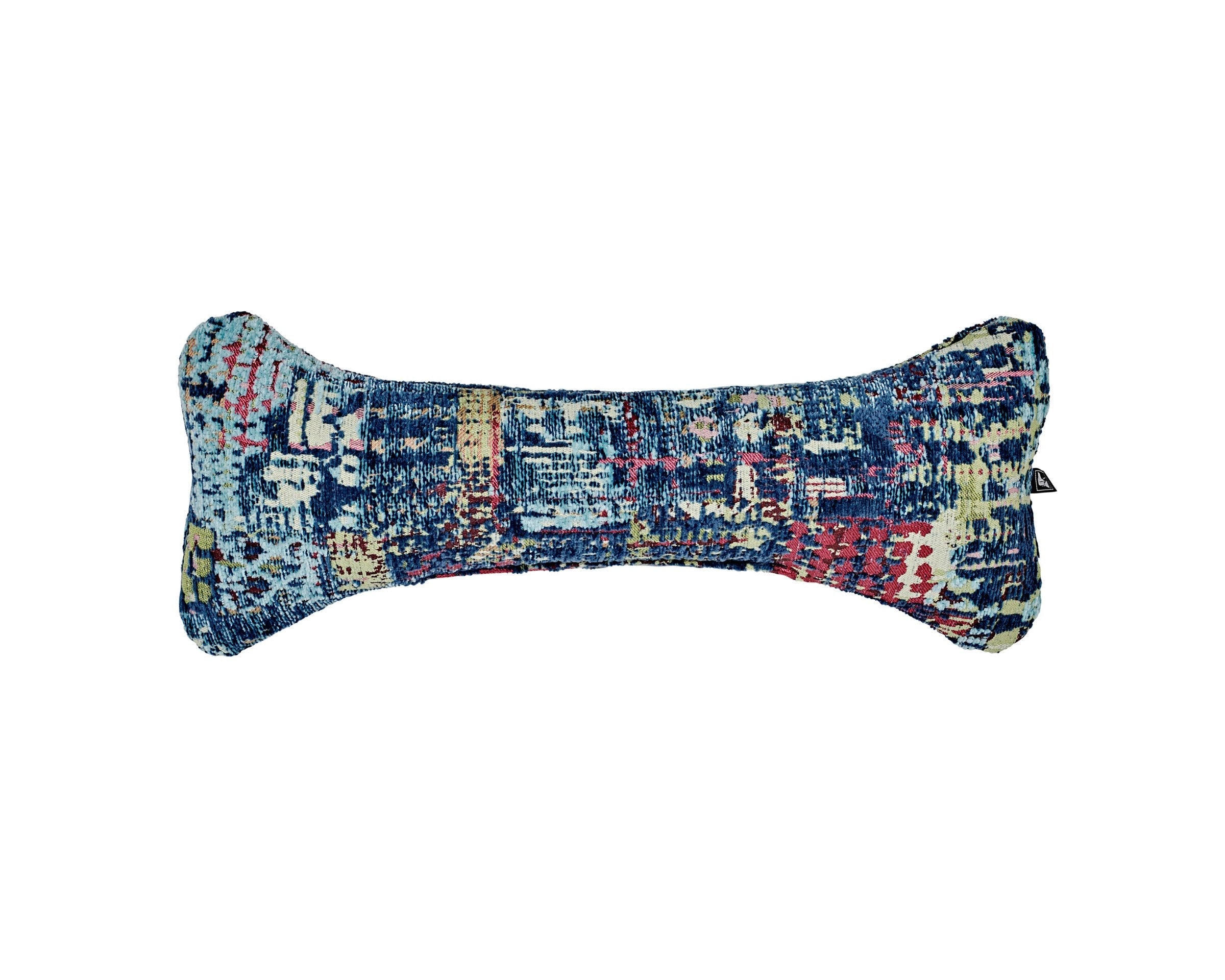 Bumper Bone Pillow | Mardi Gras Chenille