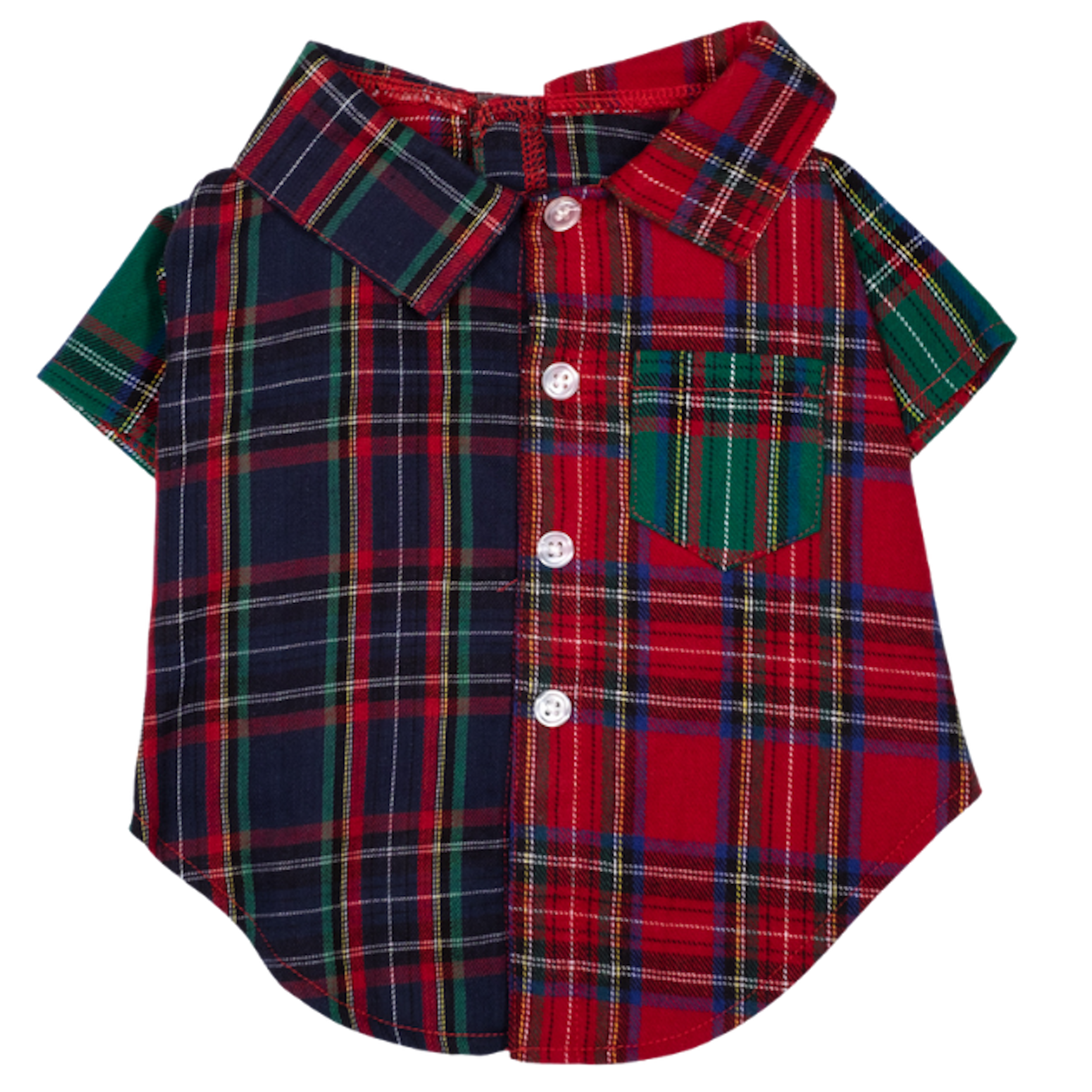 Shirt | Colorblock Tartan