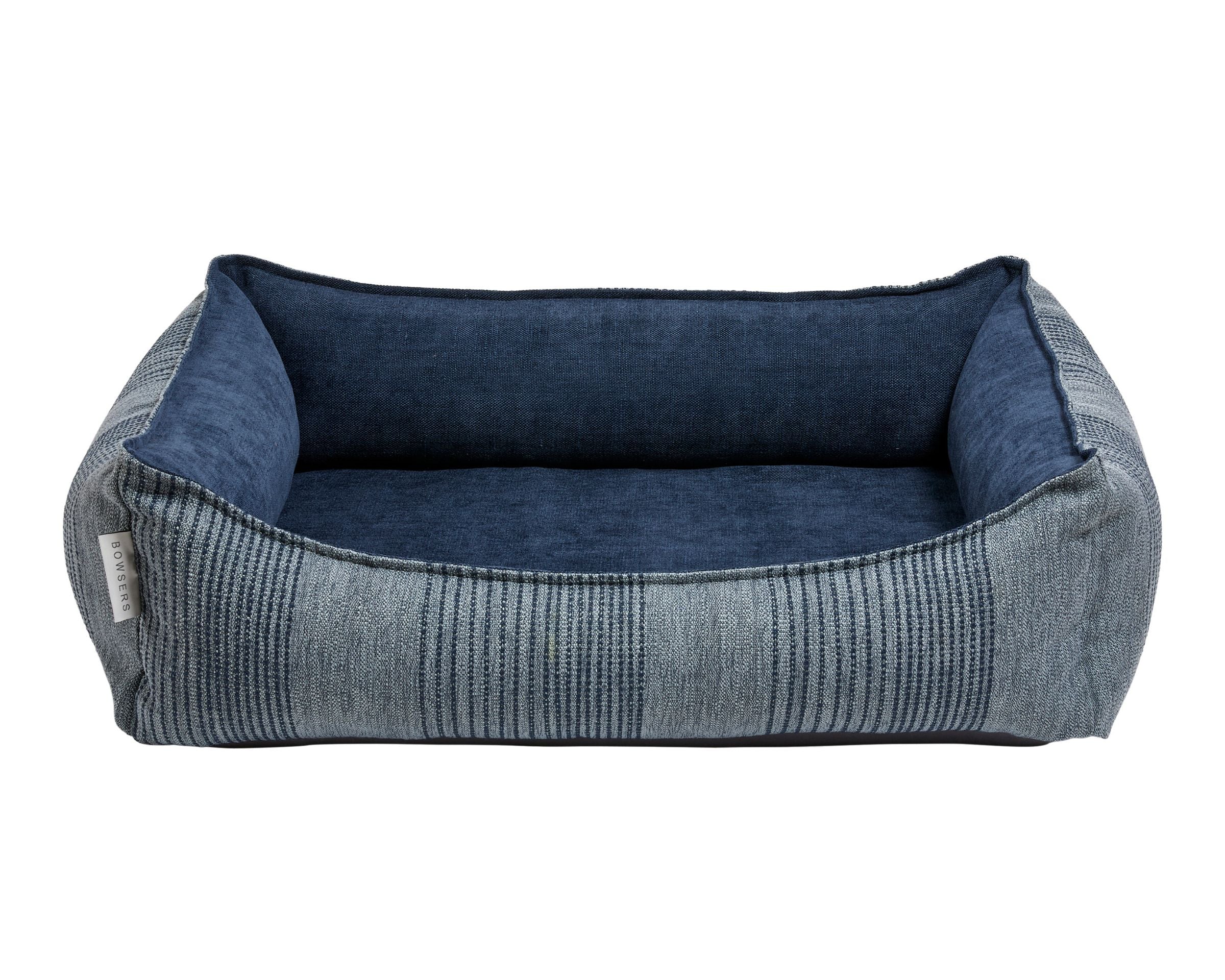 Oslo Bed | Coastal Blue Performance Linen