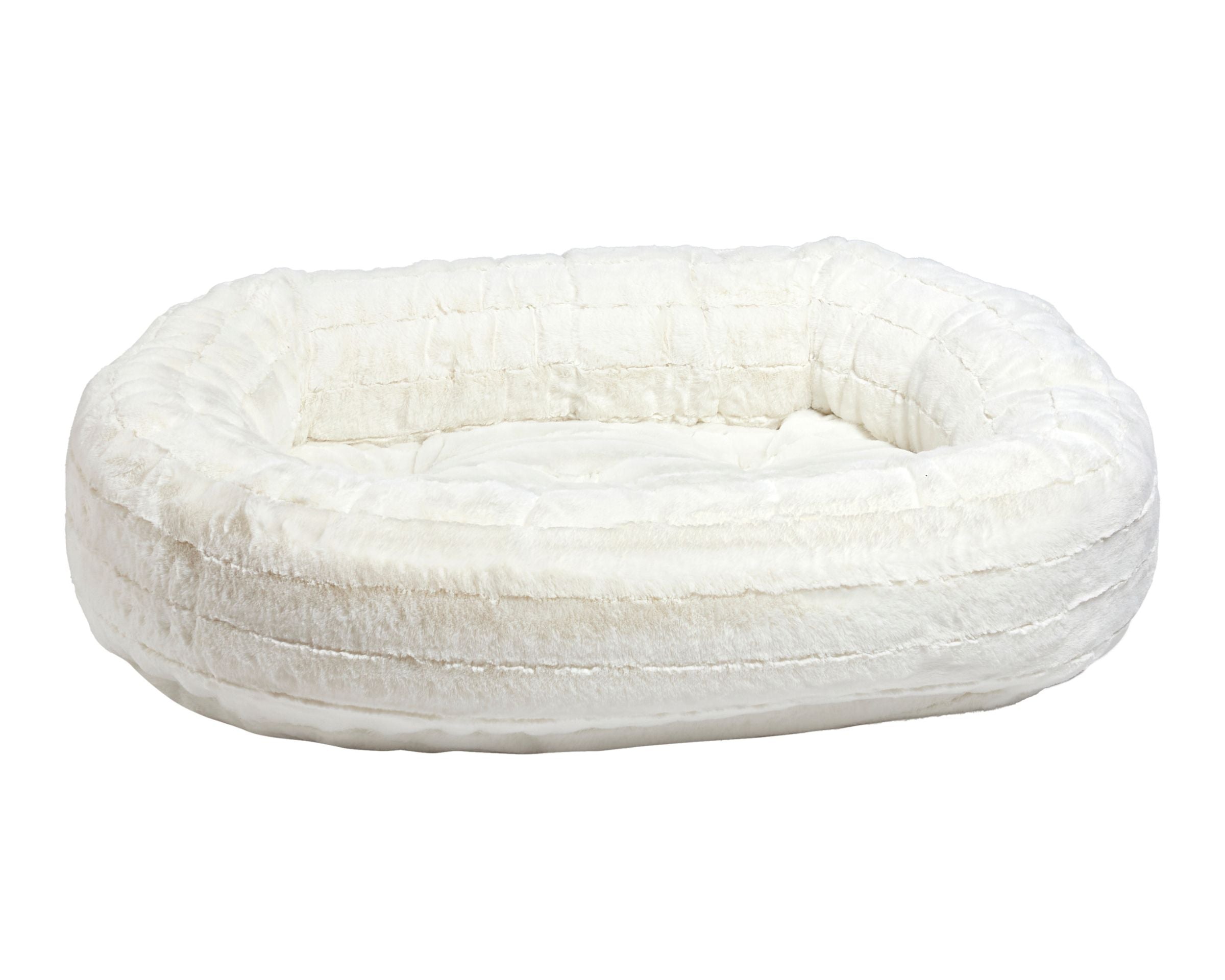 Donut Bed | Marshmallow Faux Fur