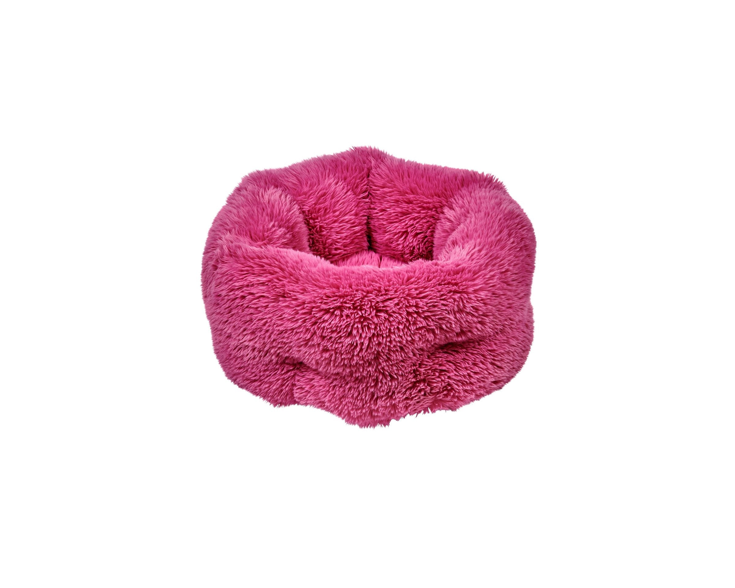 Muffy Nest Bed | Cherry Blossom Faux Fur