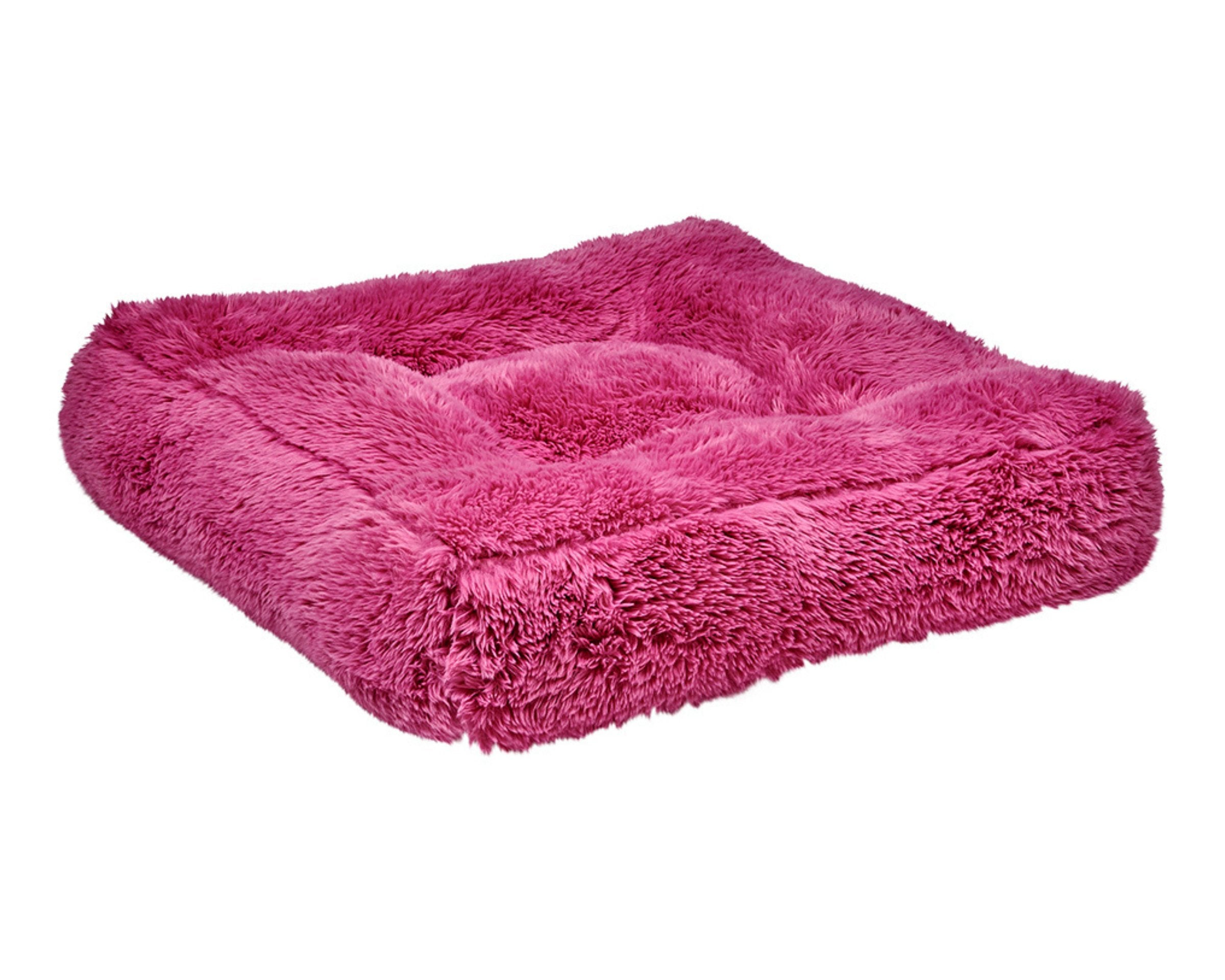 Piazza Cushion | Cherry Blossom Faux Fur