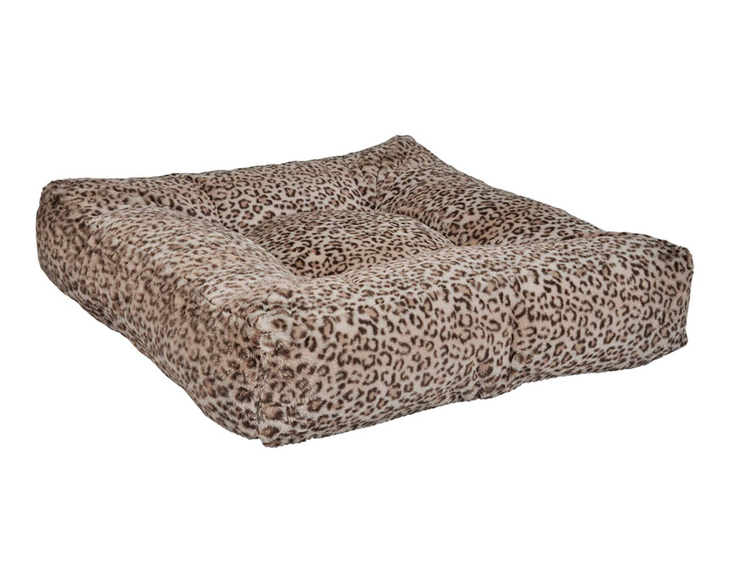 Piazza Cushion | Leopard Faux Fur