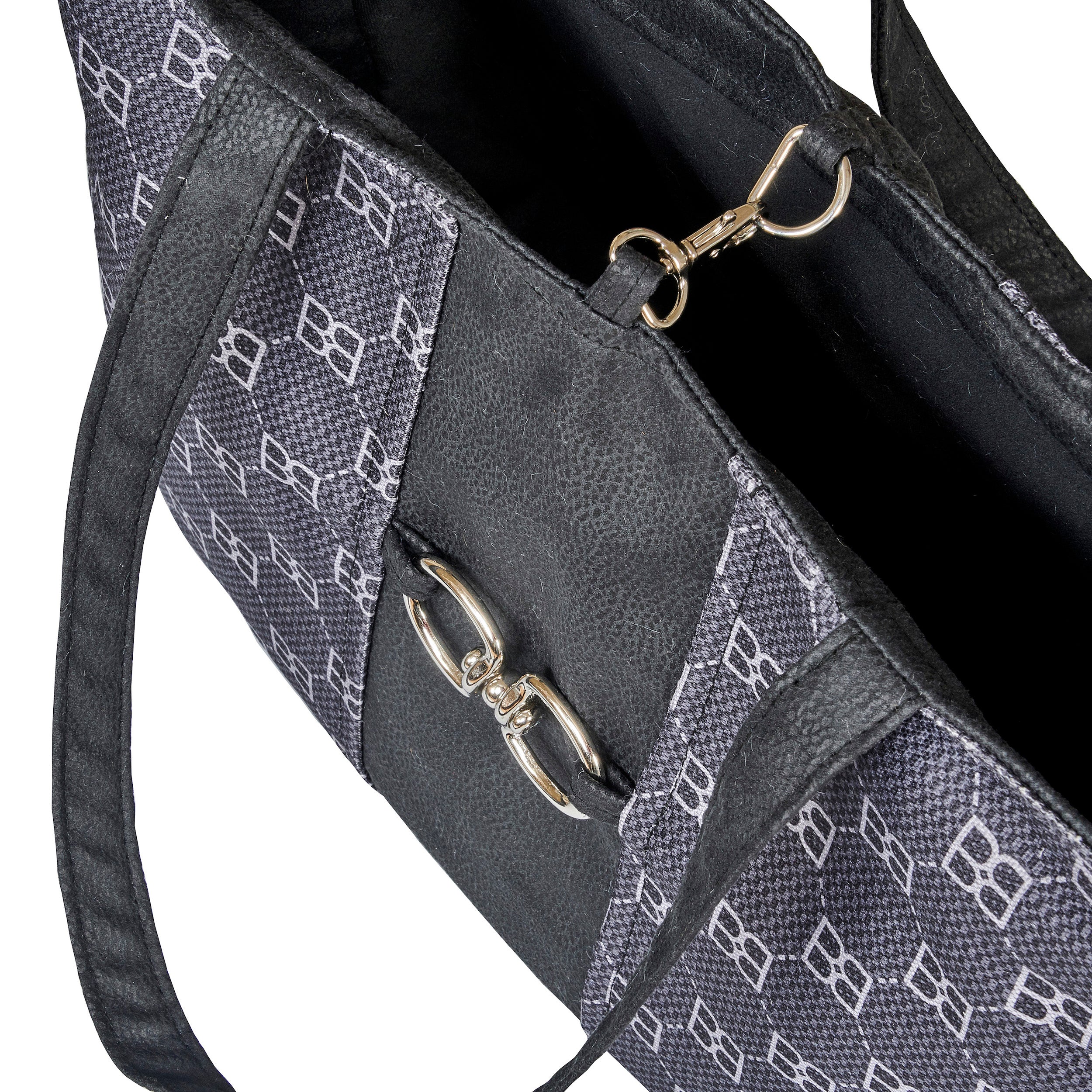 SIGNATURE-NOIR-PET-DOG-CARRIER-PURSE