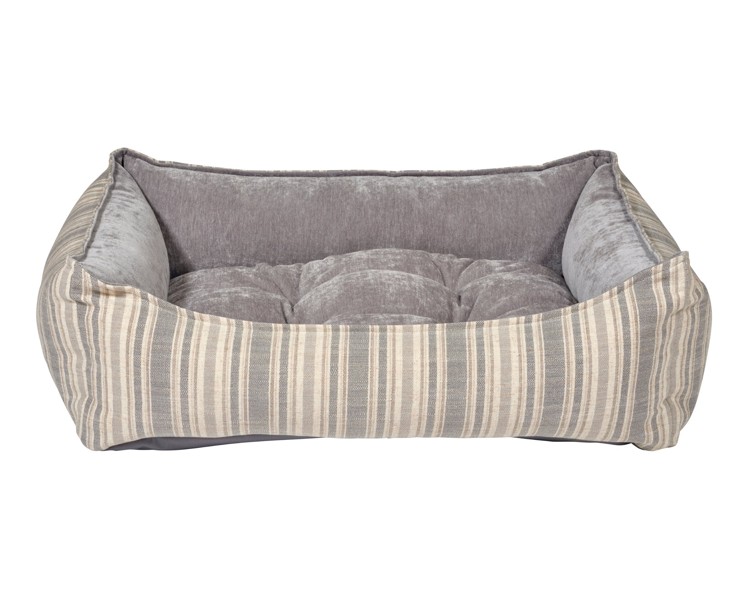 Scoop Bed | Harper Stripe Performance Linen