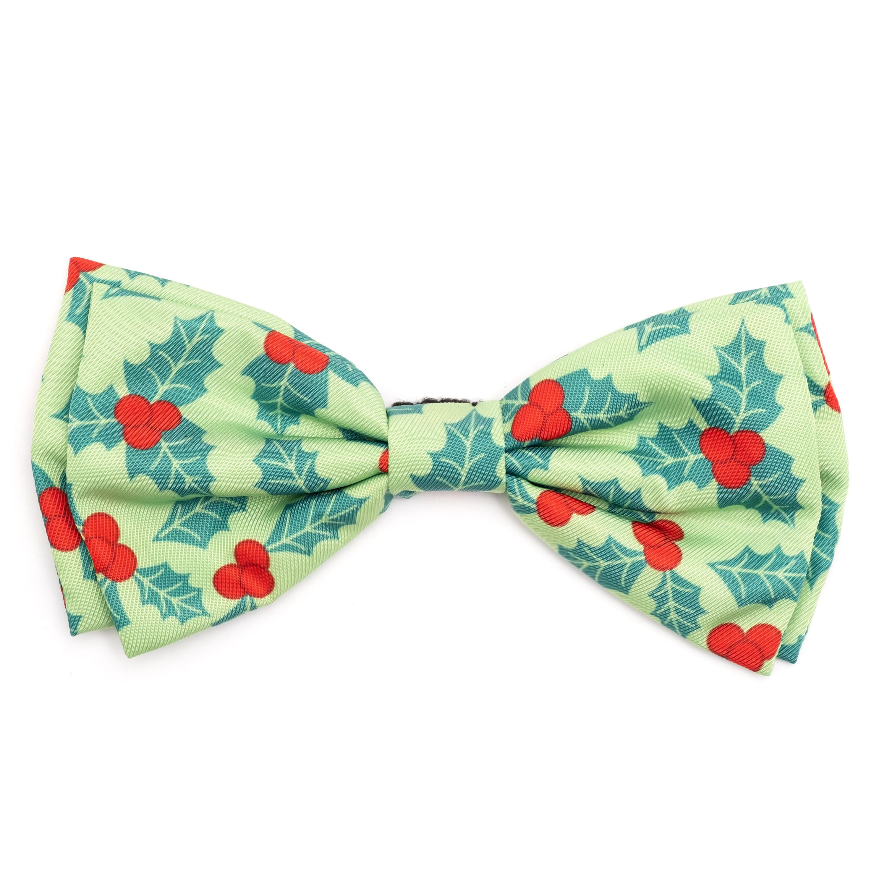 christmas-holly-dog-bow-tie