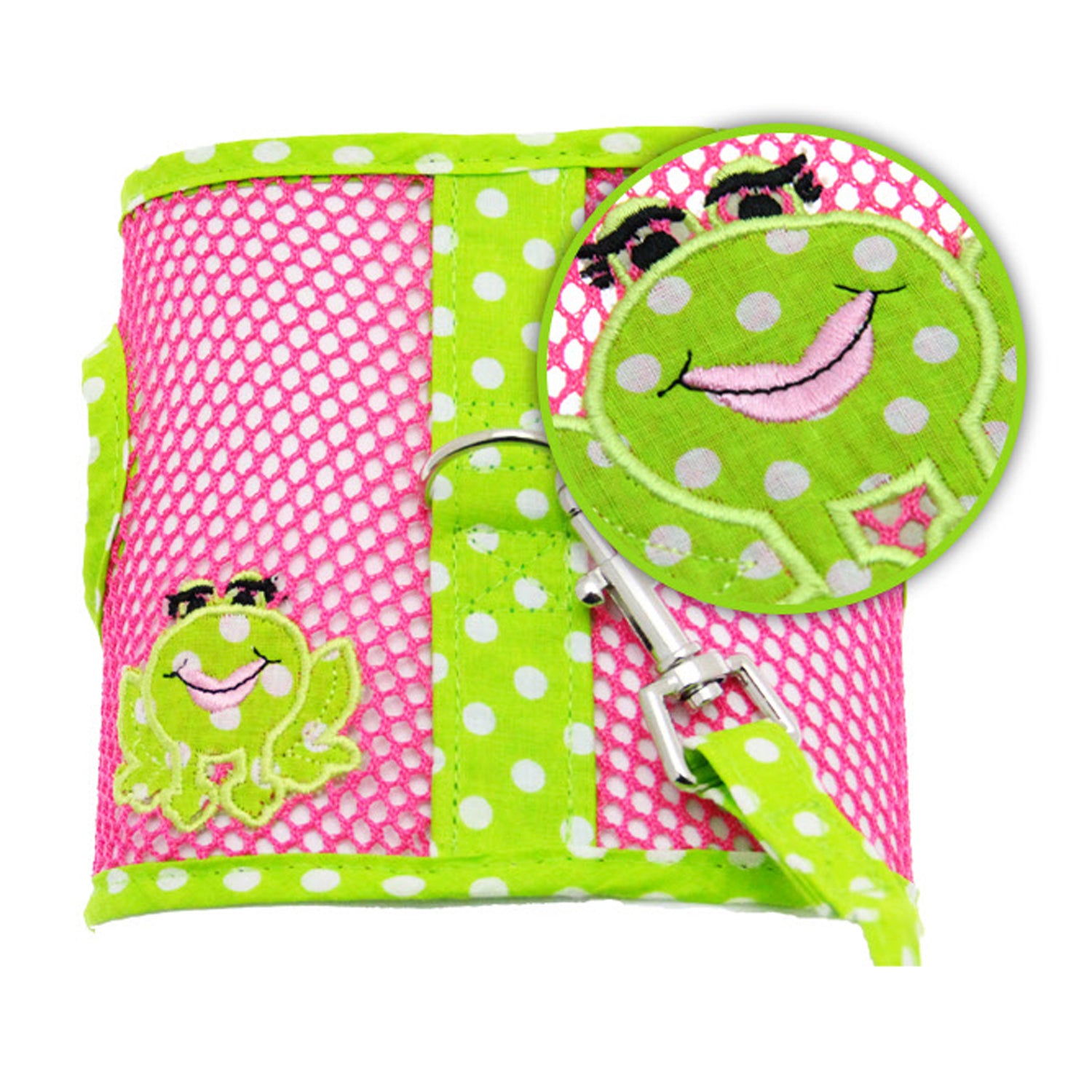 cool-mesh-harness-pink-green-froggy