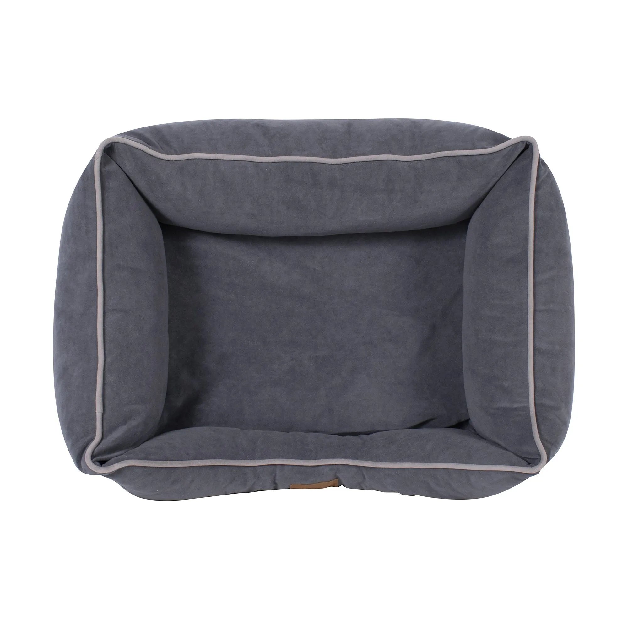 dog-bed-low-profile-microfiber-charcoal