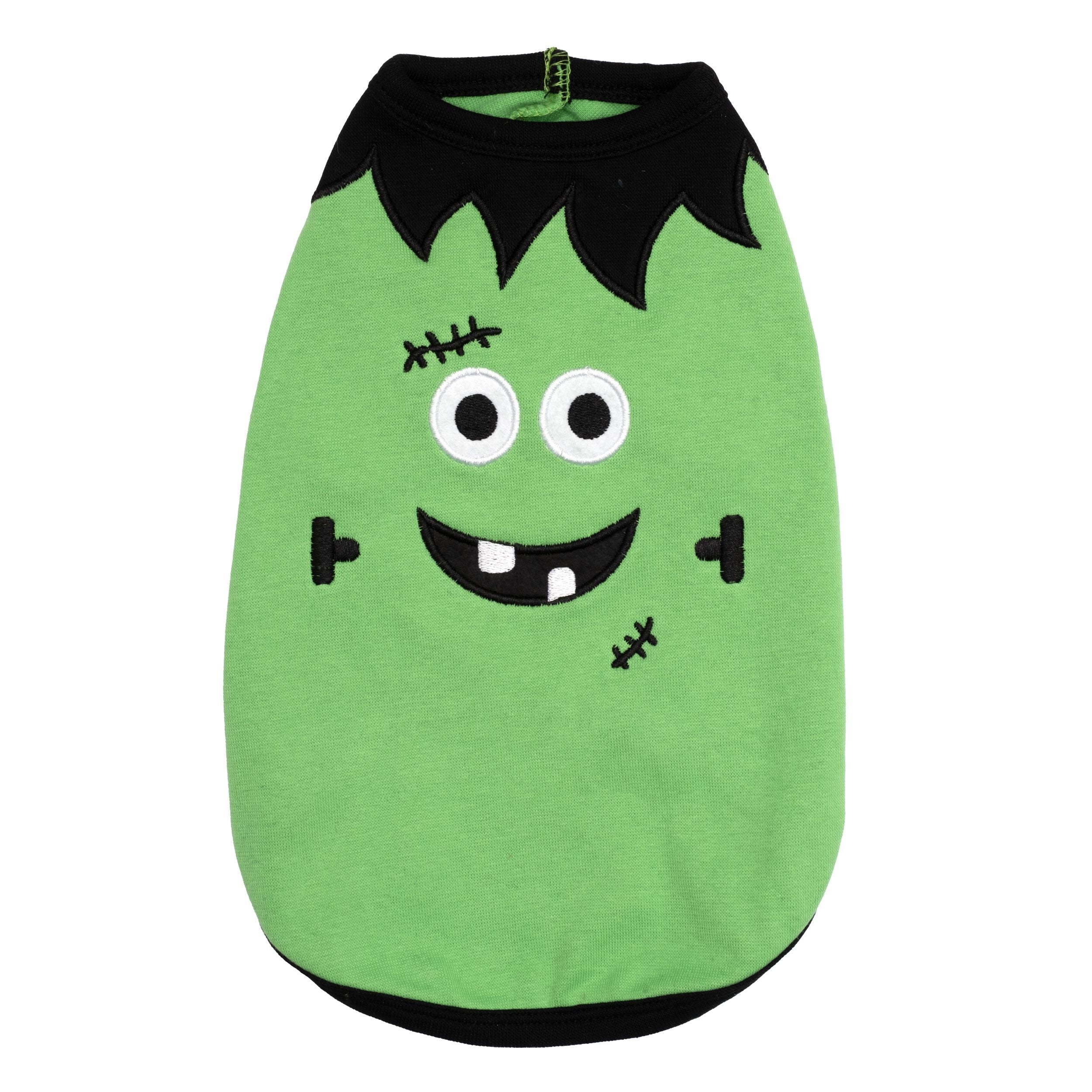 frankenstein-halloween-dog-tee-shirt