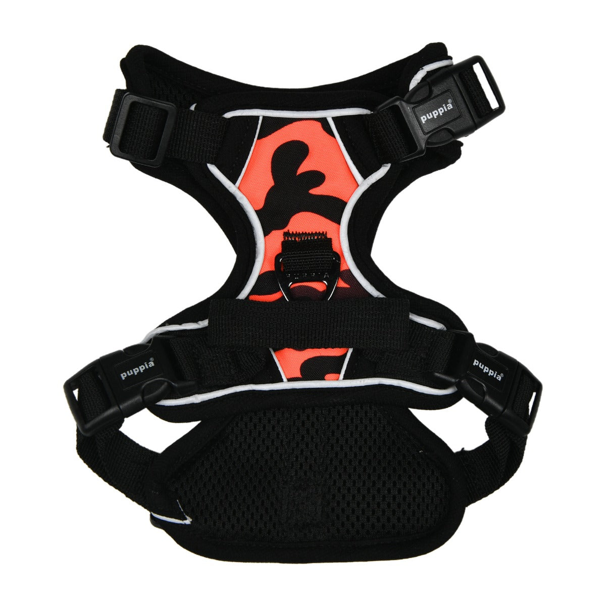 front-hook-dog-harness-neon-camo-orange
