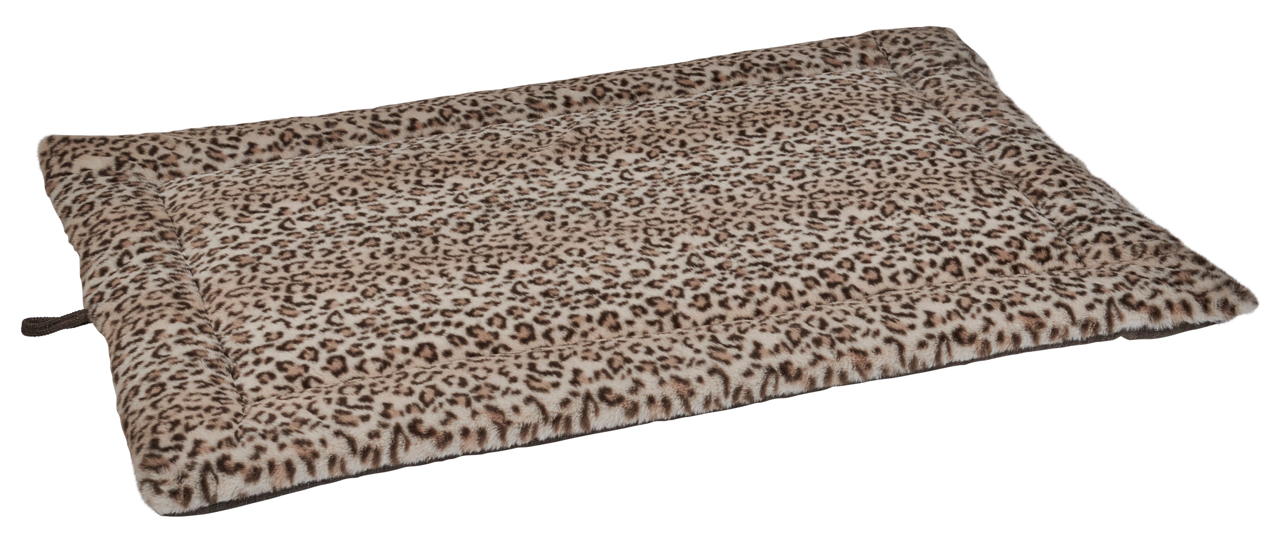 Cosmopolitan Crate Mat | Leopard Faux Fur