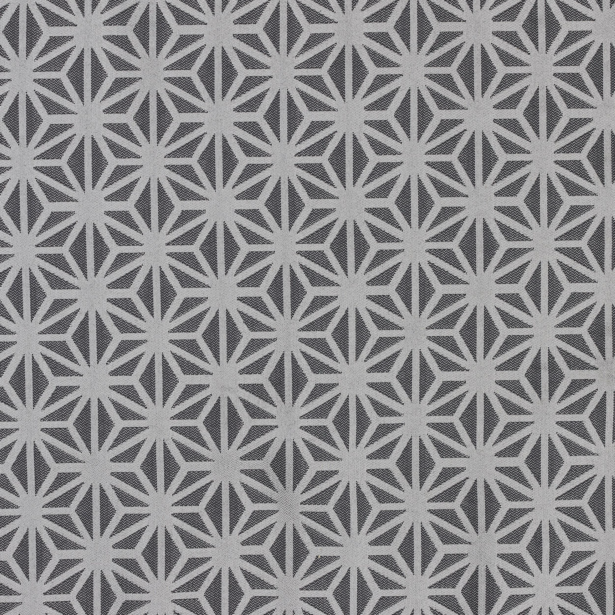Geometric pattern with white stars on a gray background