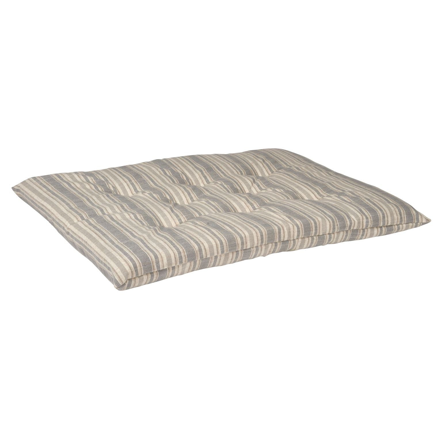 Tufted Cushion | Harper Stripe Linen
