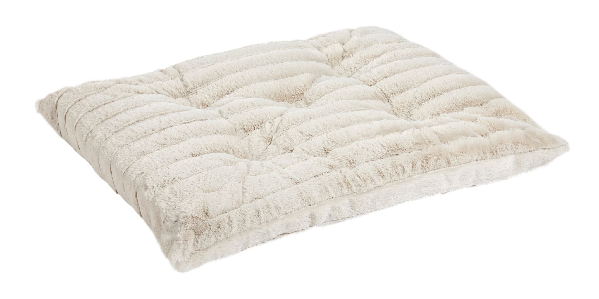 Tufted Cushion | Rain Faux Fur