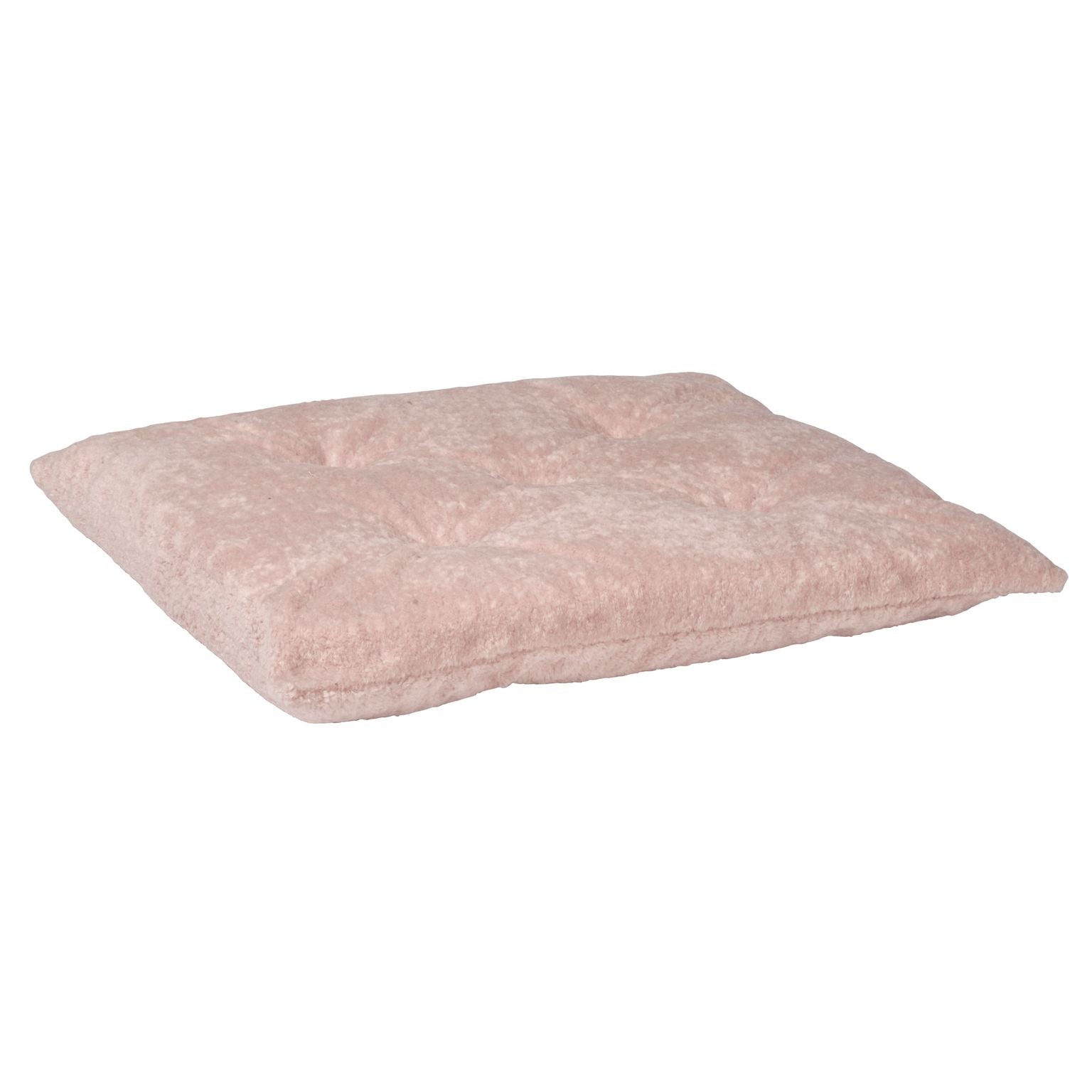 Tufted Cushion | Pink Champagne Shearling