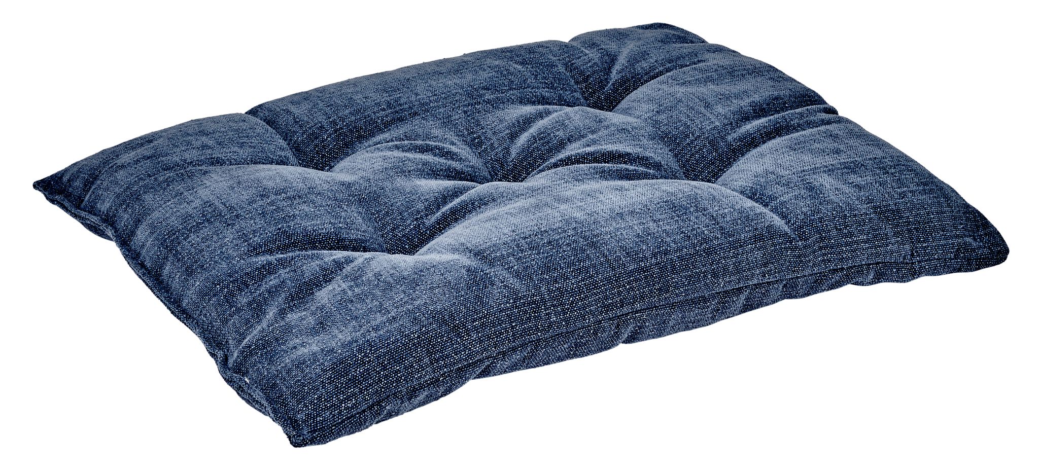 Tufted Cushion | Indigo Washed Cotton