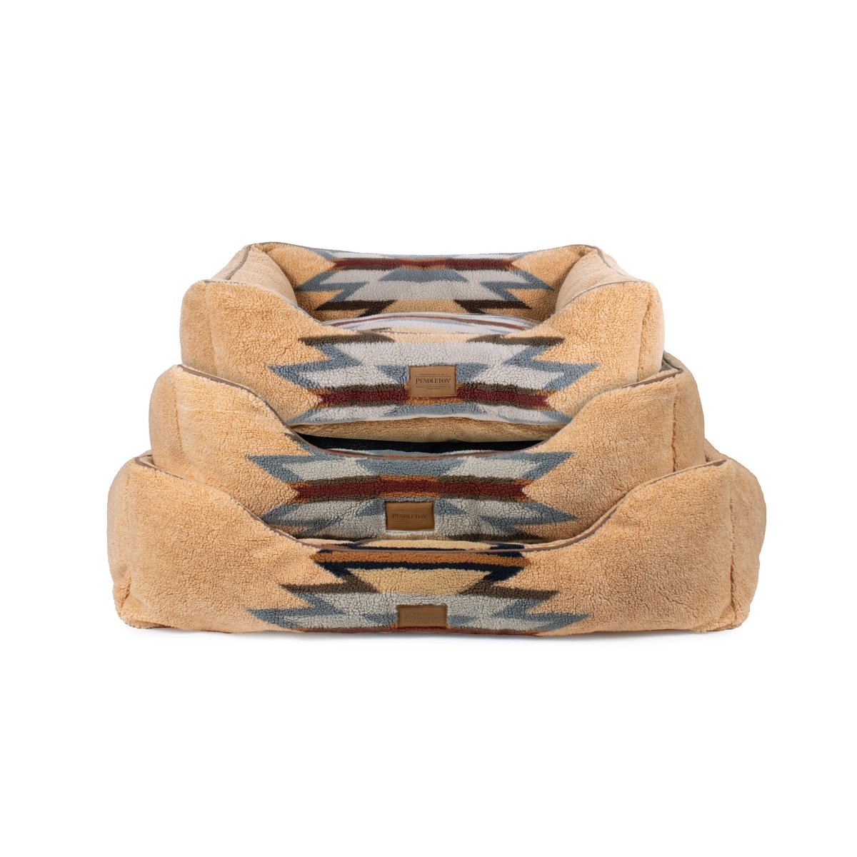 Pendleton Berber Kuddler in Wyeth Trail Wheat dog bed