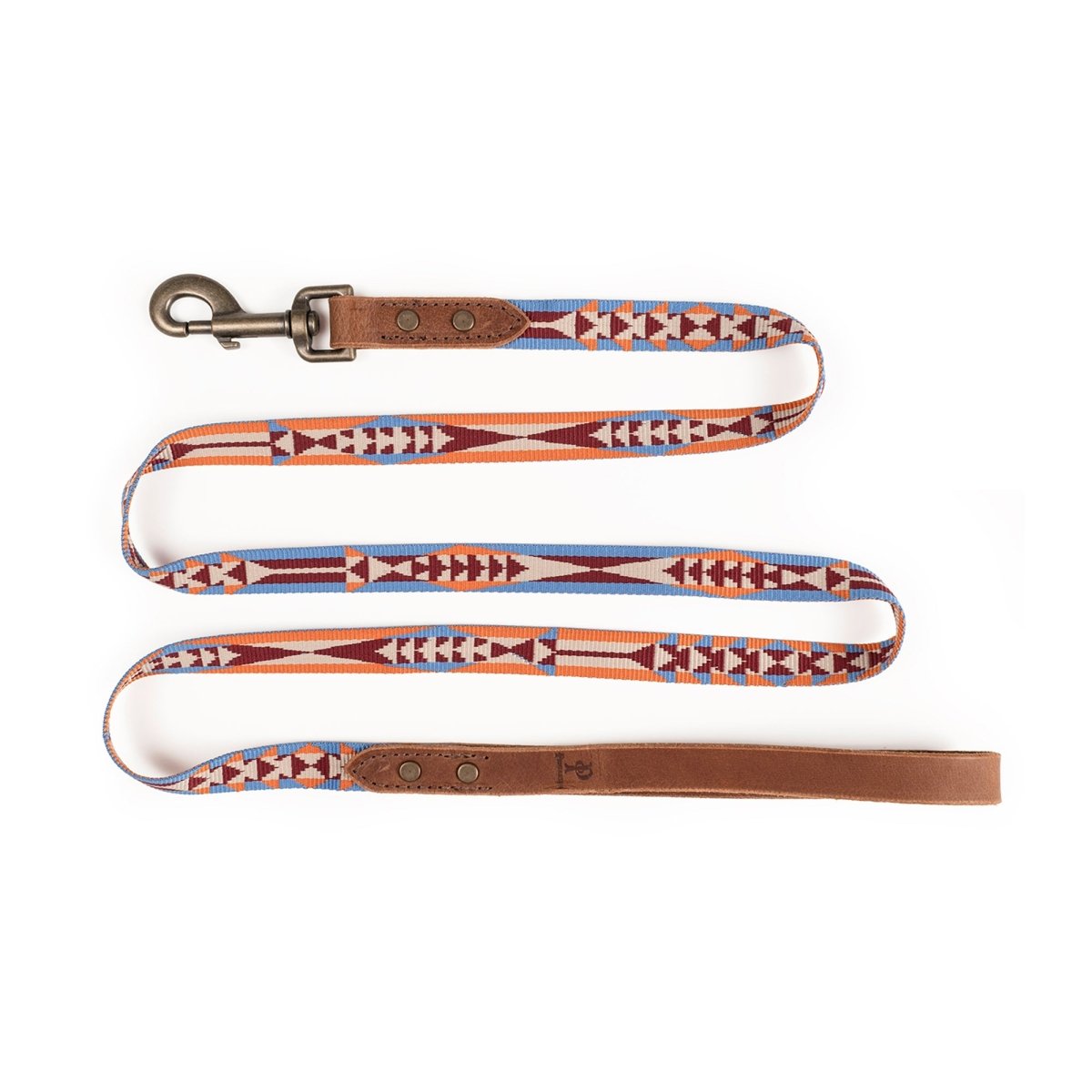 Pendleton Heritage Leash in Mystic Lake dog leash