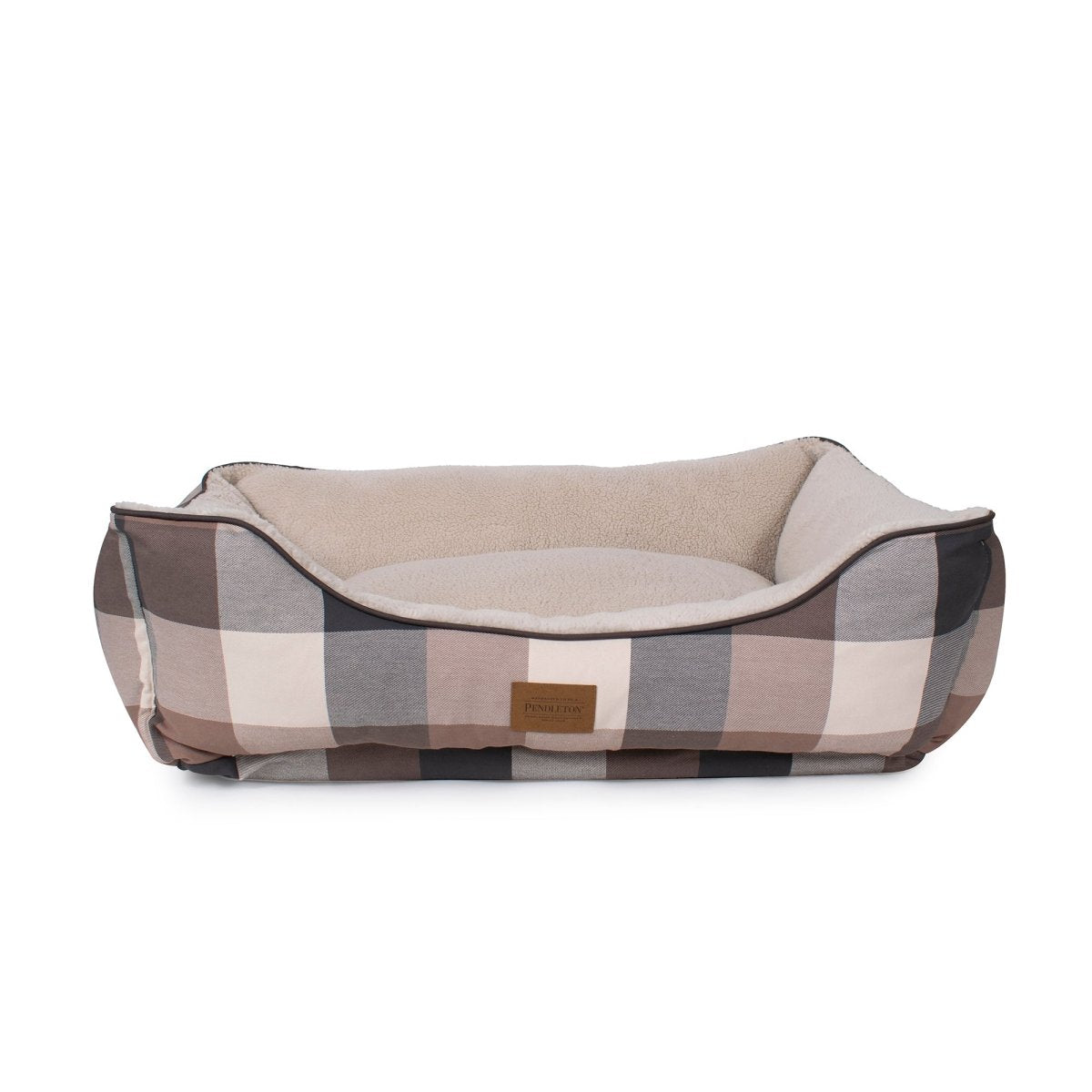 Pendleton Kuddler in Block Plaid dog bed