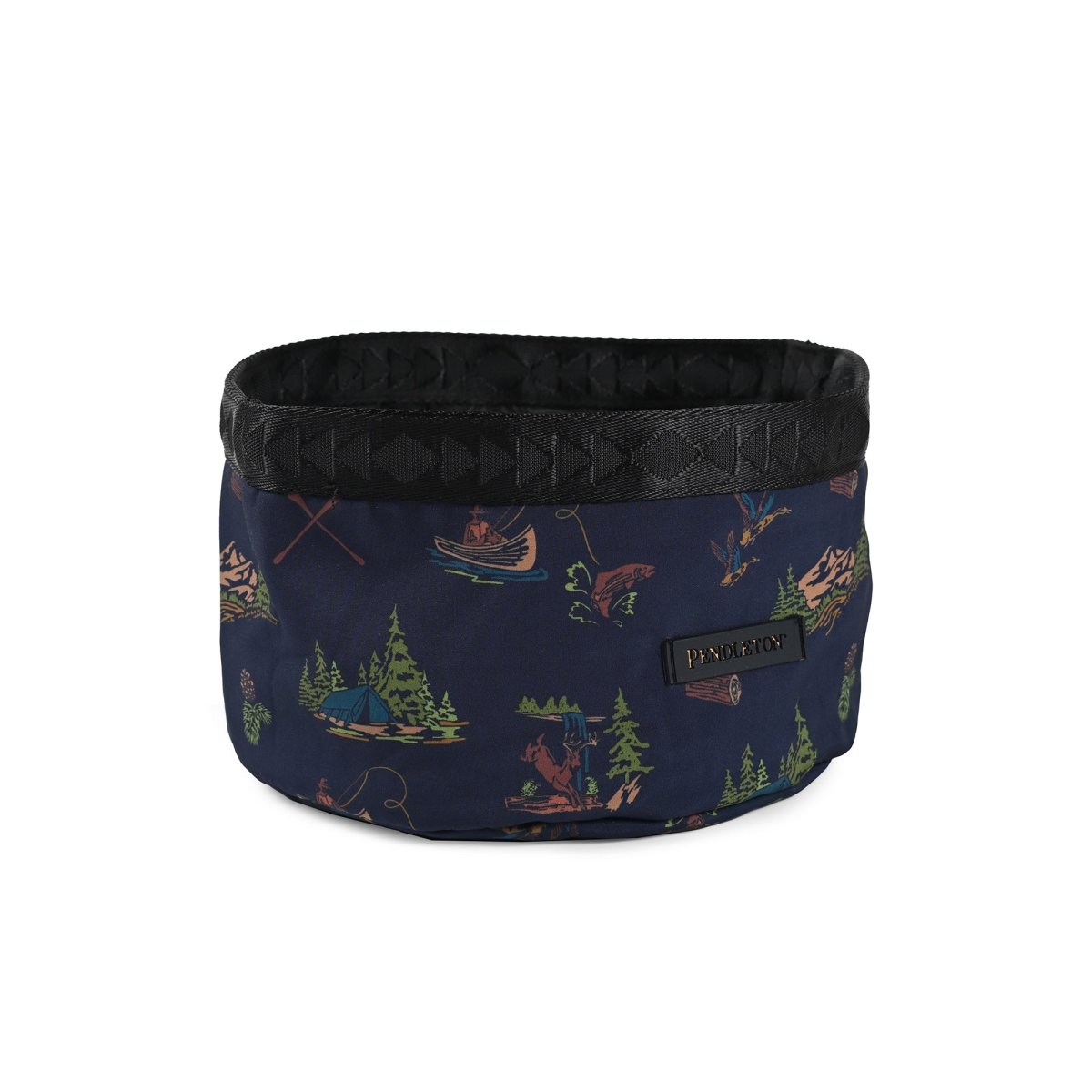 Pendleton Travel Pet Bowl in Canoe Club dog bowl