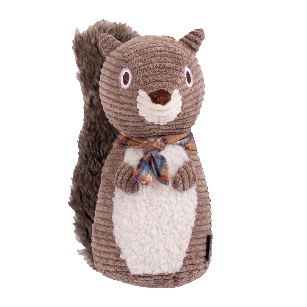 Pendleton Plush Dog Toy in Squirrel dog toy