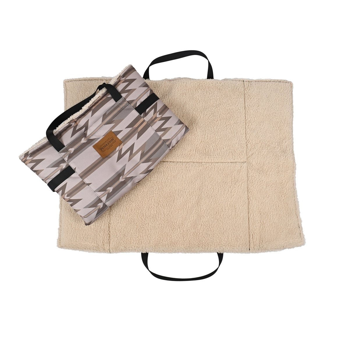 Pendleton Travel Bed in Wyeth Tan dog bed