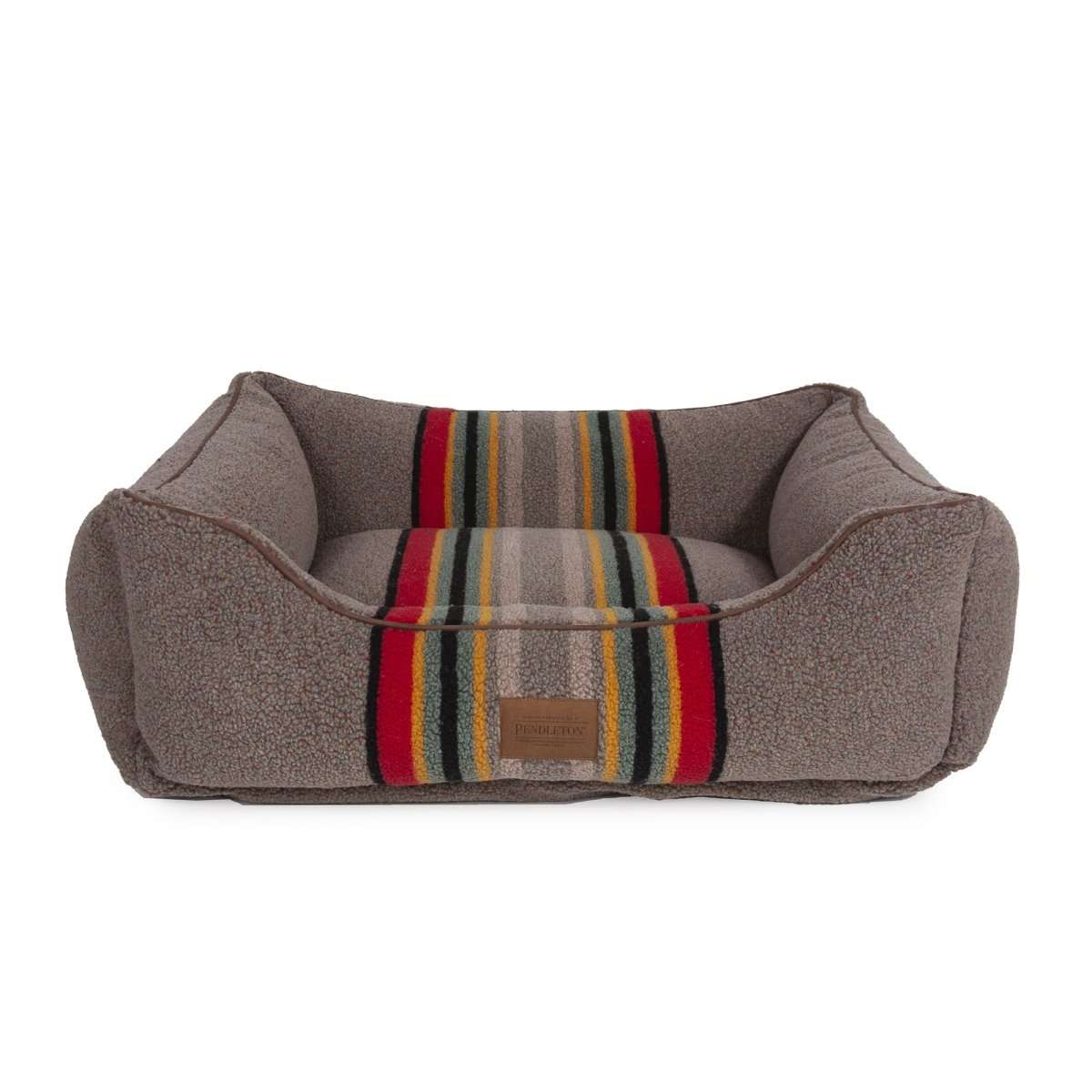 Pendleton Vintage Camp Kuddler in Mineral Umber dog bed