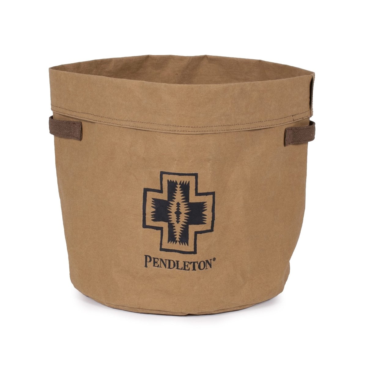 Pendleton Washable Paper Toy Bucket in Brown dog toy