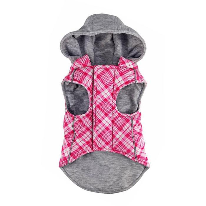 Weekender Hoodie | Pink Plaid