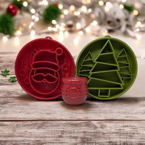 Slow Feeder Bowl | Christmas Santa