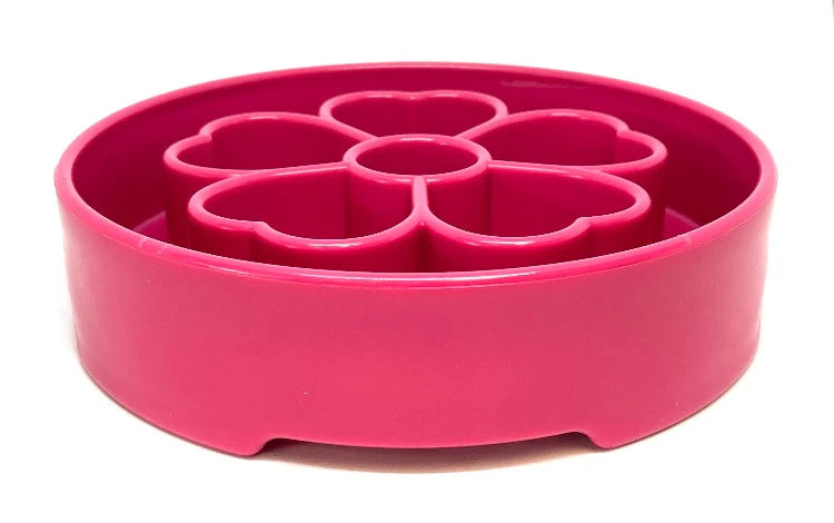 Slow Feeder Bowl | Pink Flower