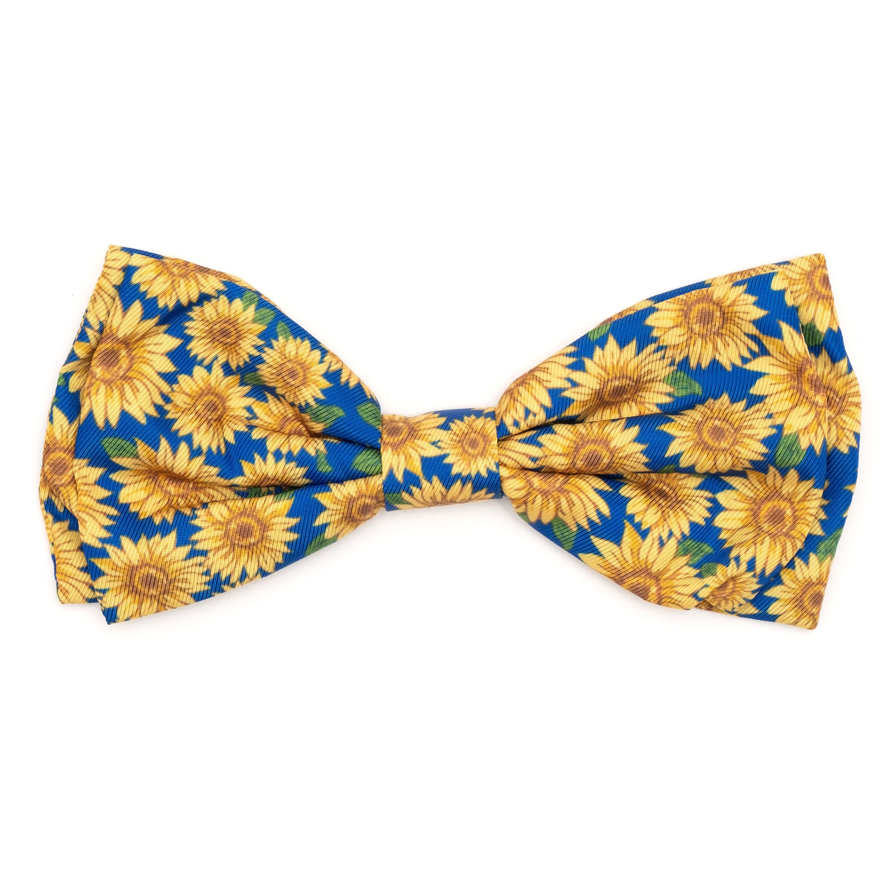 sunflowers-dog-bow-tie