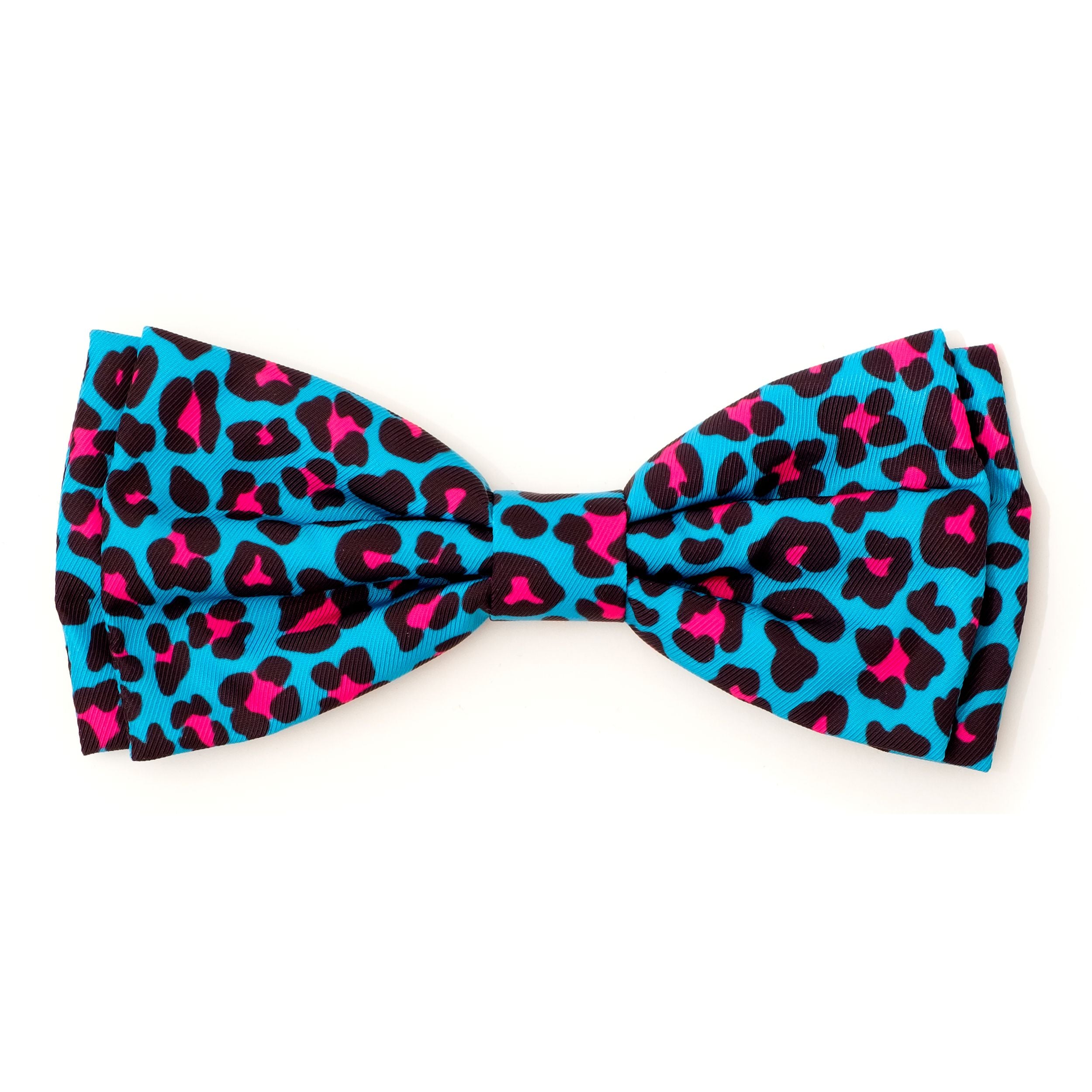 turquoise-leopard-dog-bow-tie