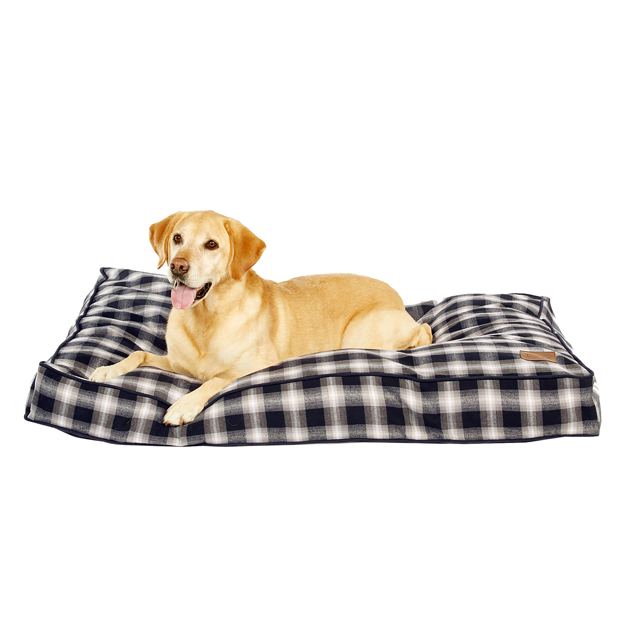 BOULDERBARKS-PENDLETON-DOG-BED-CLASSICS-NAPPER-CHARCOAL-OMBRE-PLAID