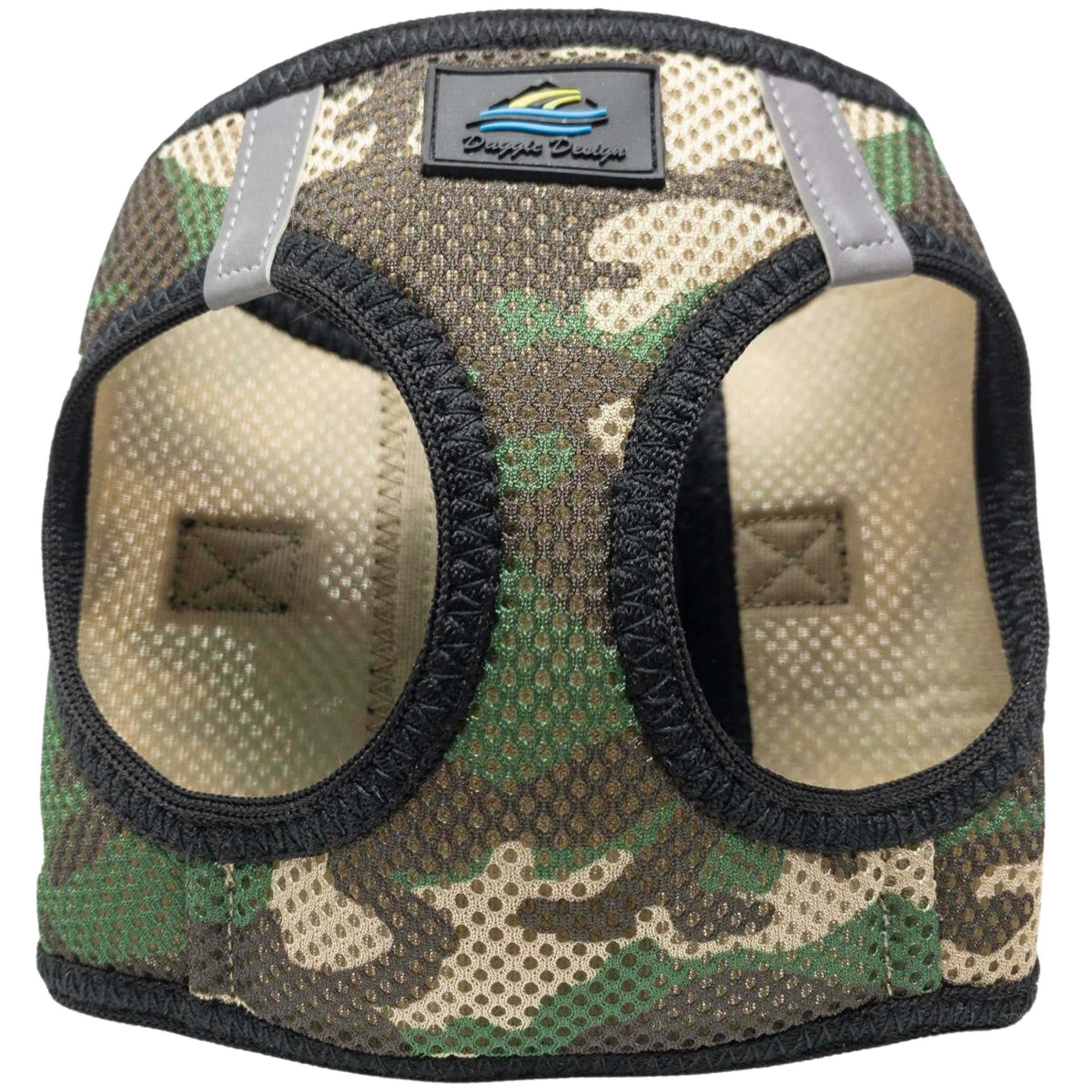 CHOKE-FREE-MESH-DOG-HARNESS-GREEN-CAMO