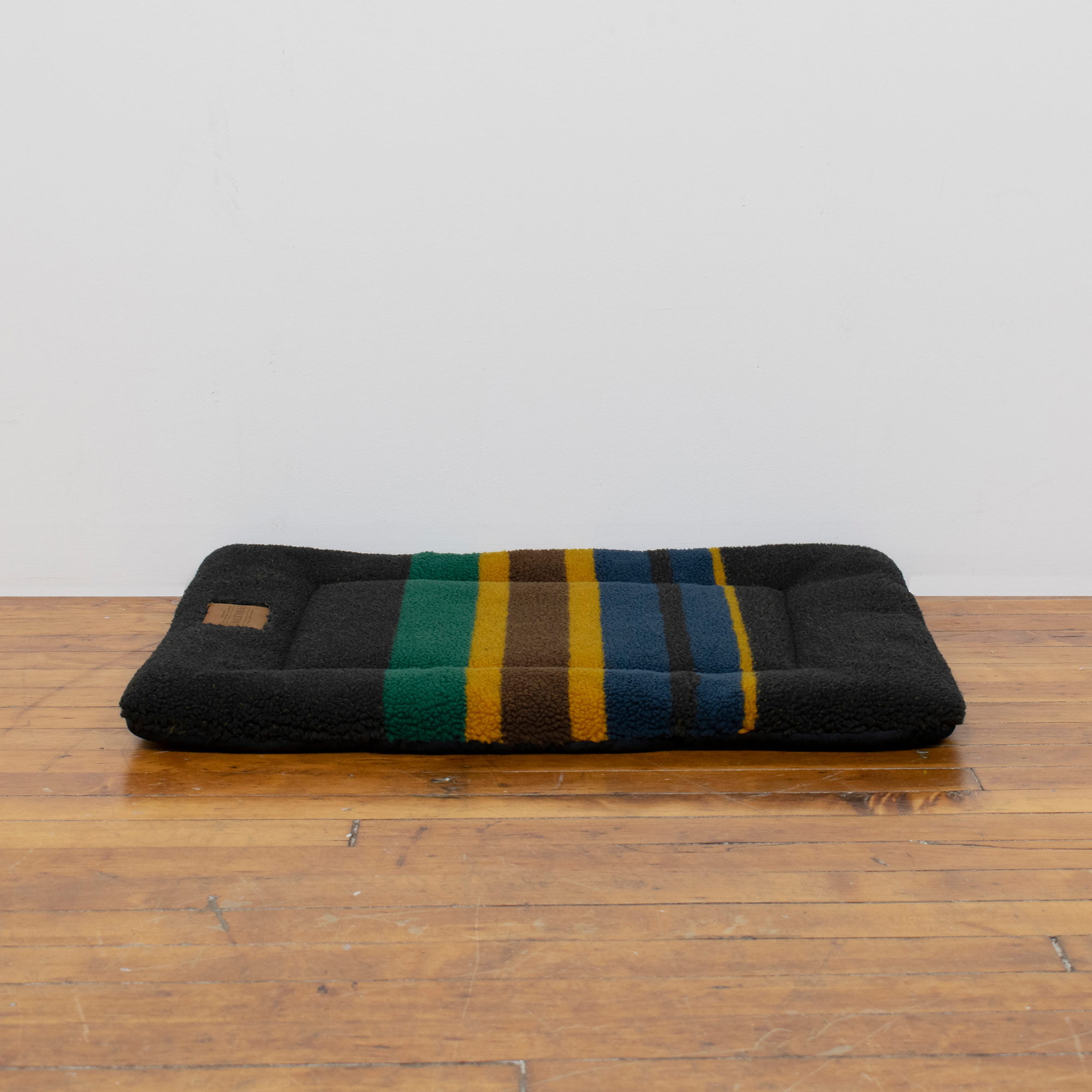 PENDLETON-DOG-BED-COMFORT-CUSHION-DOG-KENNEL-MAT-CRATE-OXFORD-BLACK-VINTAGE-CAMP