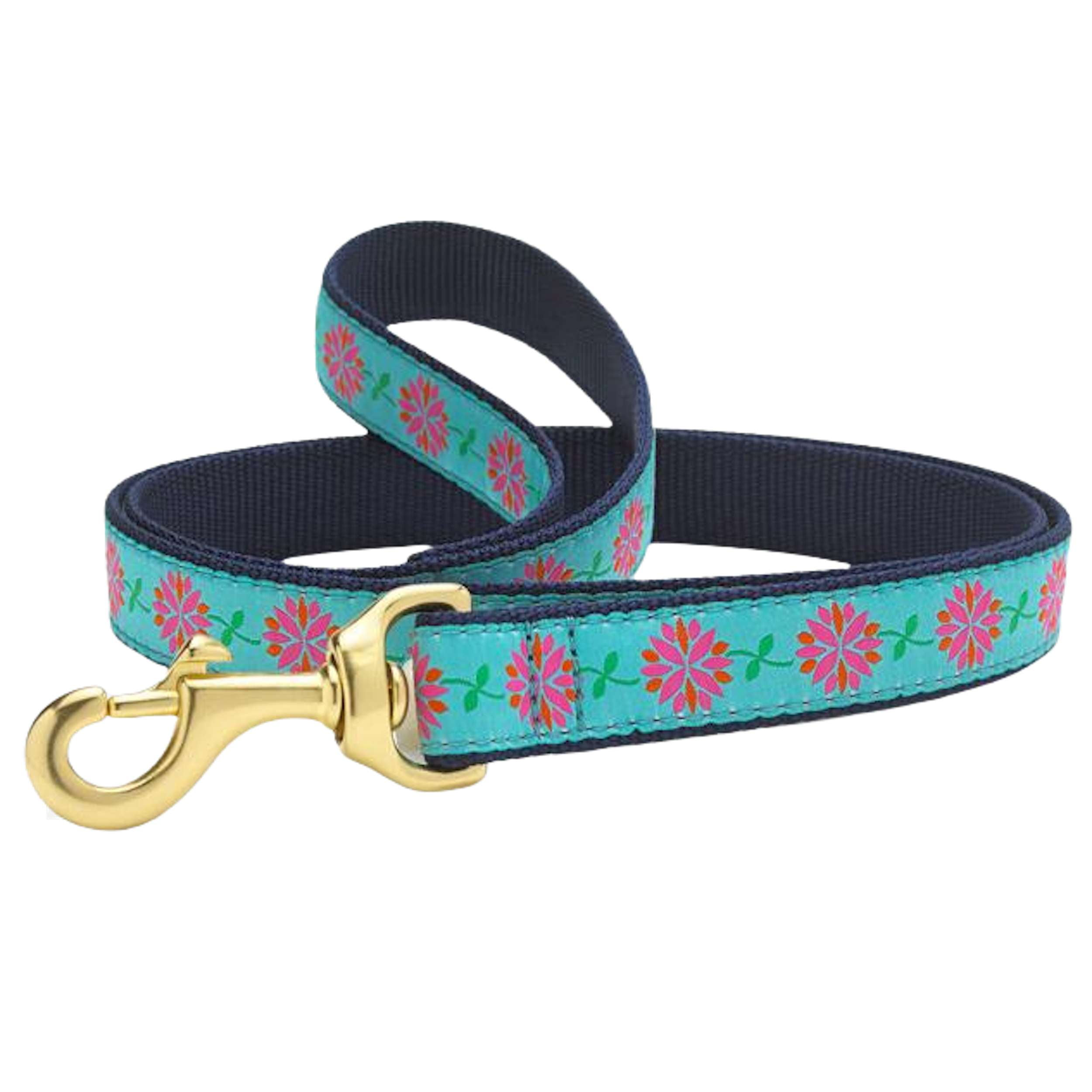 pink-dahlia-dog-leash