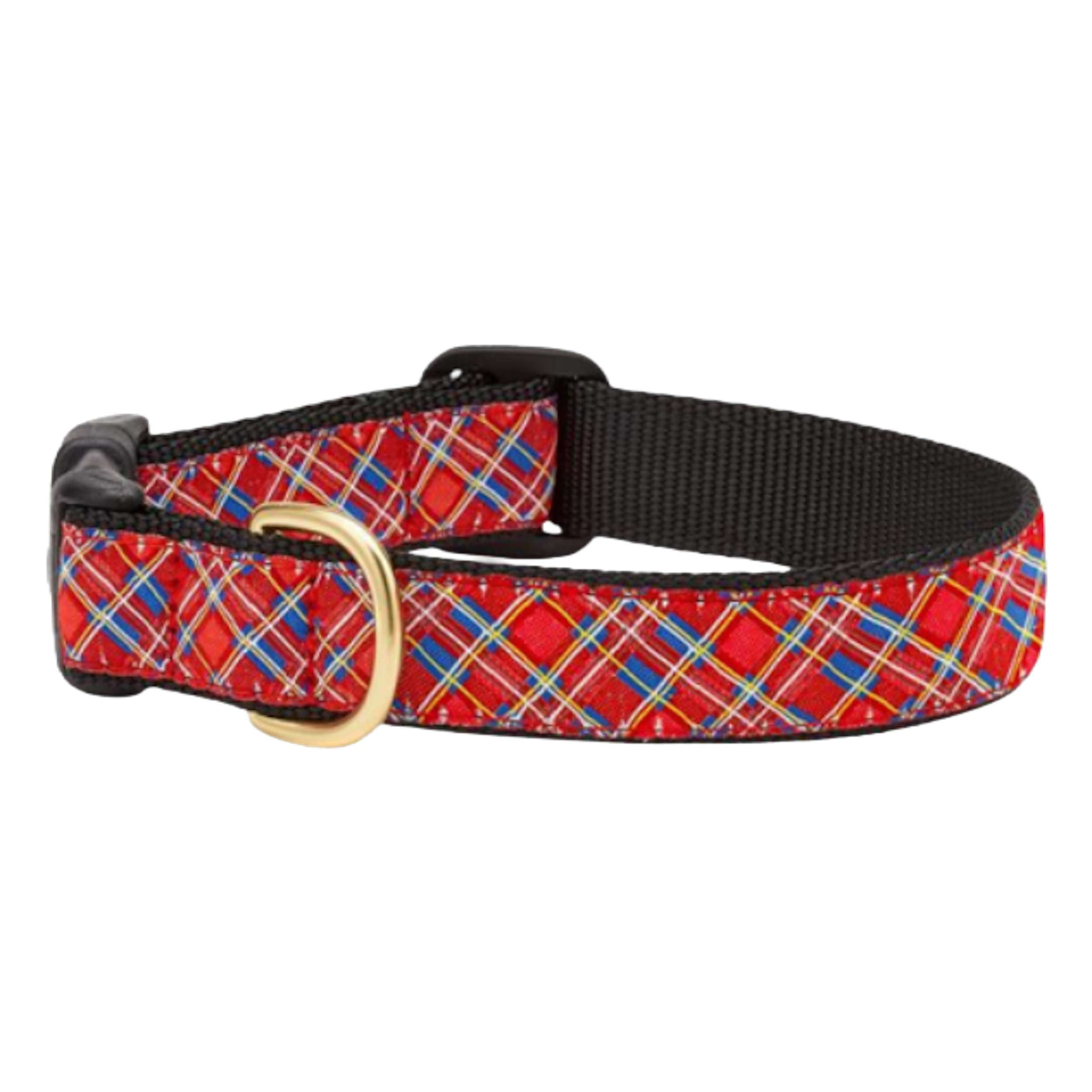 STEWART-PLAID-DOG-COLLAR