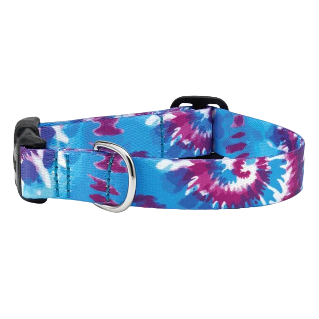 TIE-DYE-SPORT-DOG-COLLAR