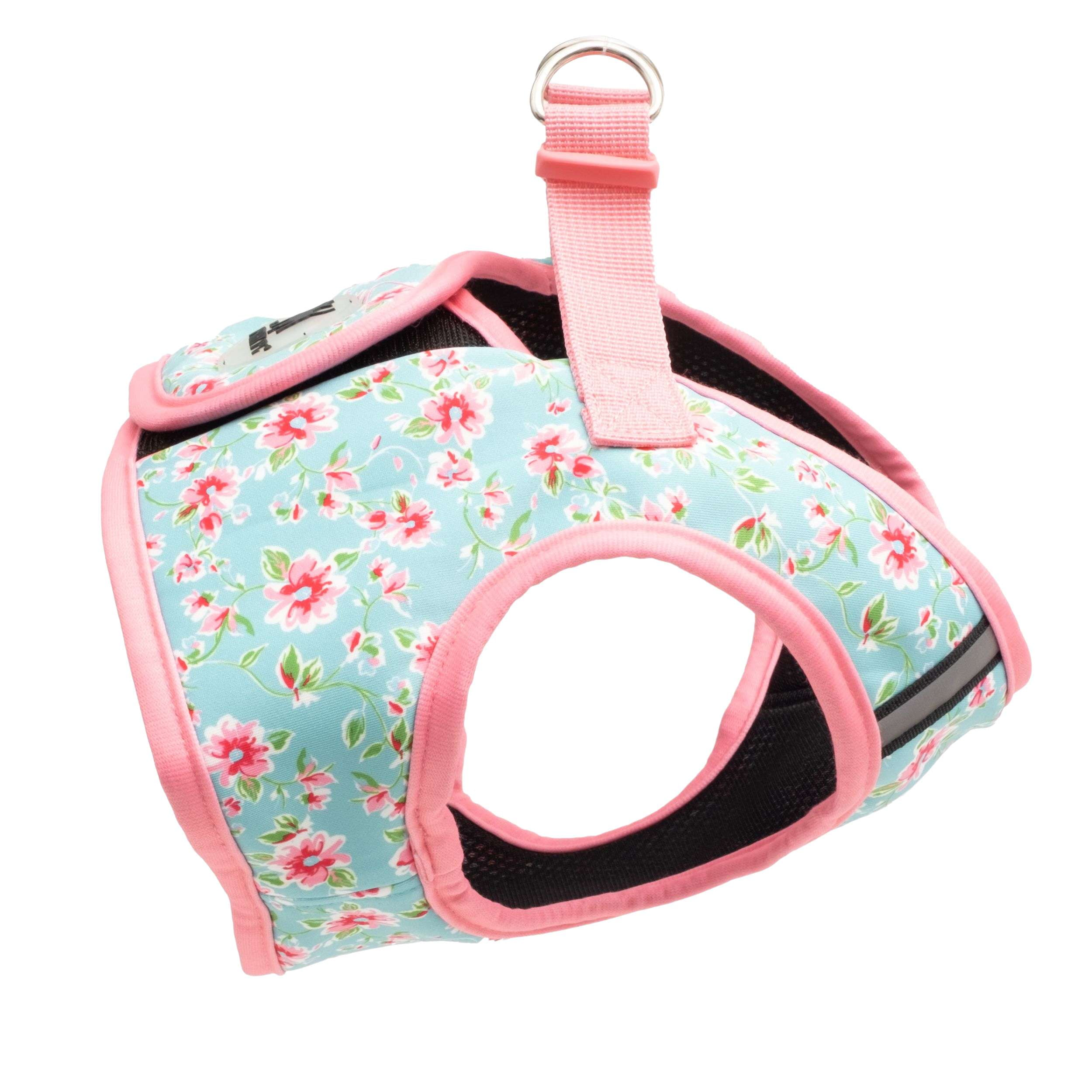 WATERCOLOR-FLORAL-SIDEKICK-DOG-HARNESS